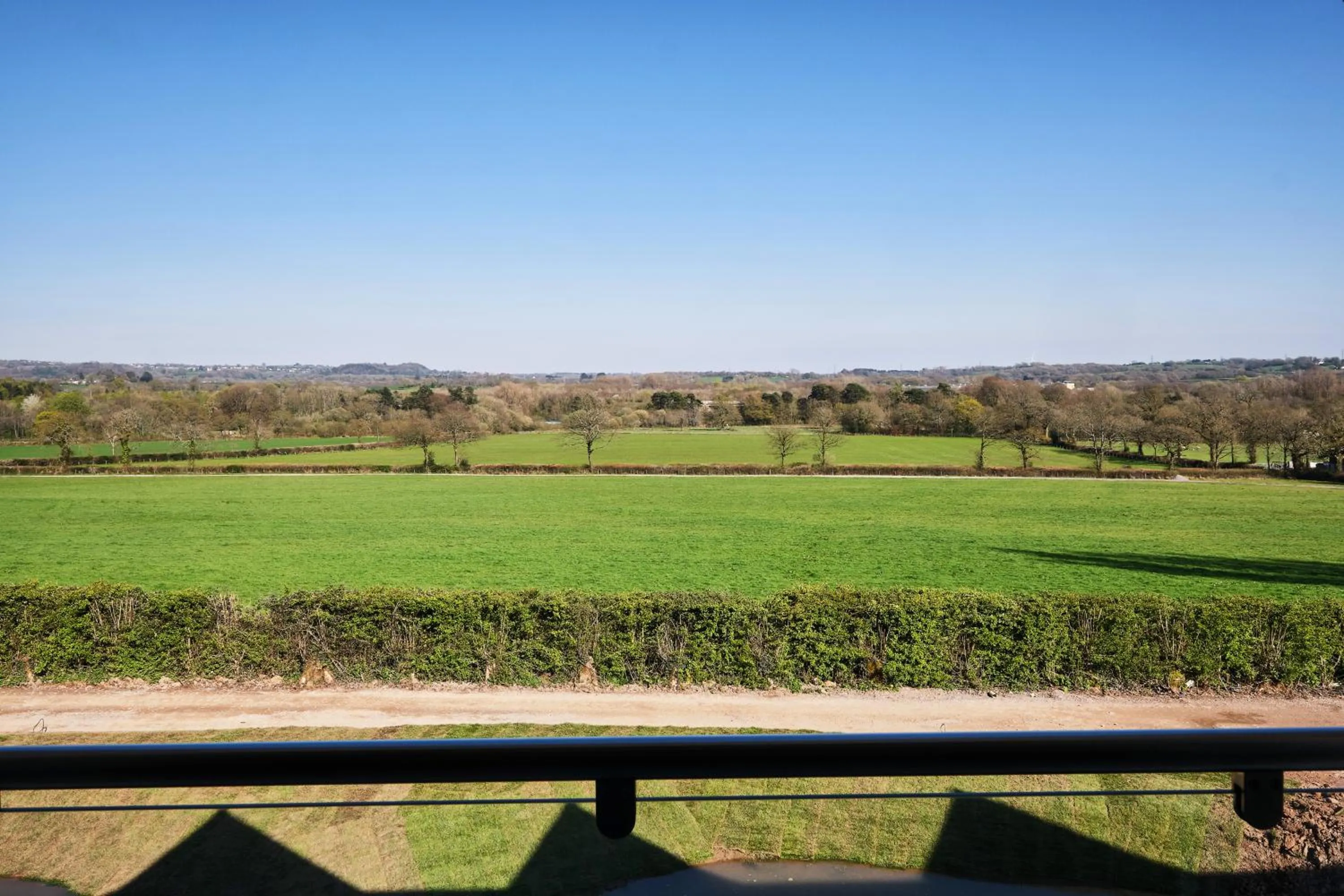 Garden view in Llanerch Vineyard Hotel