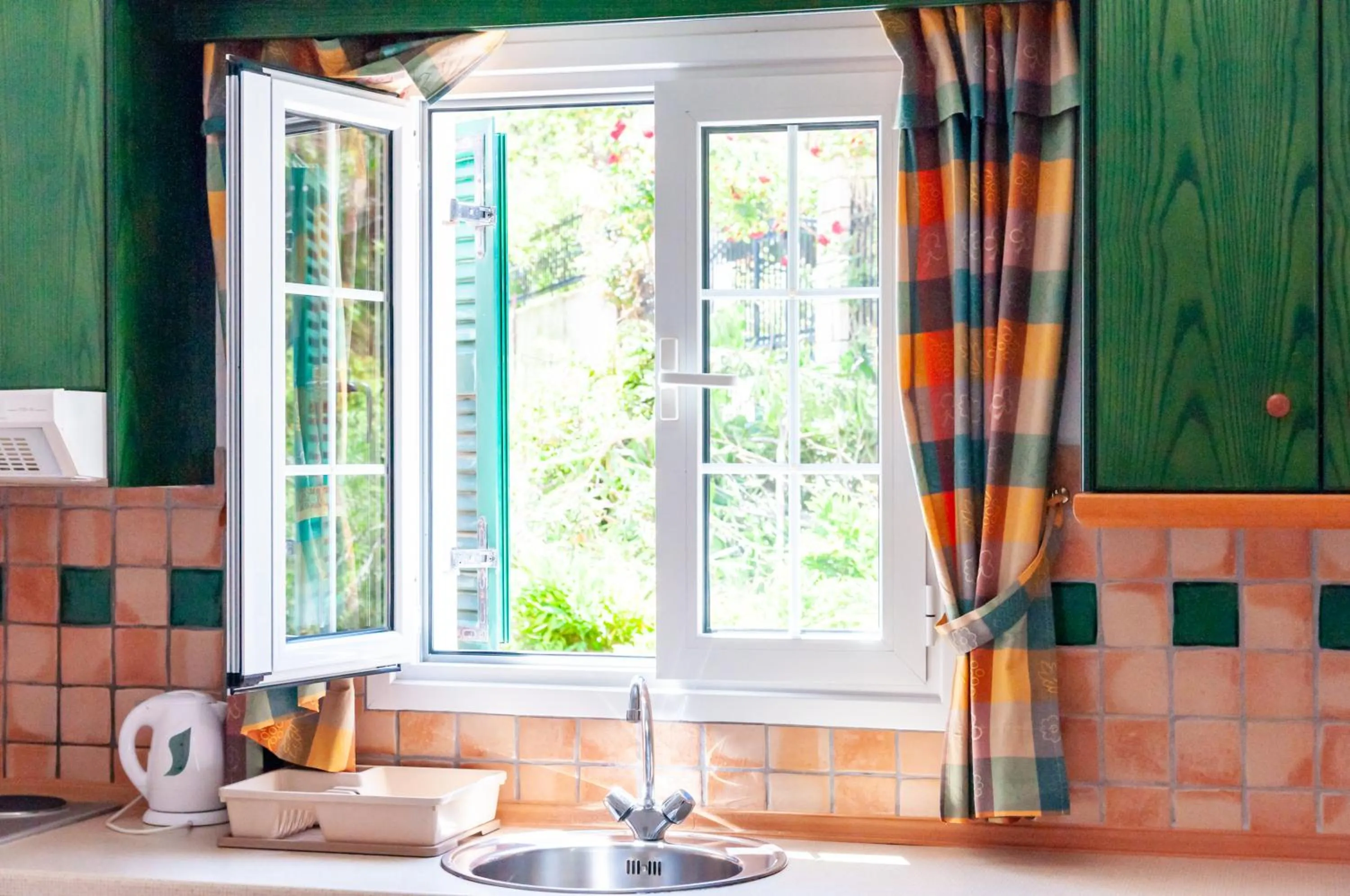 Kitchen or kitchenette in Apart Hotel Blumarin