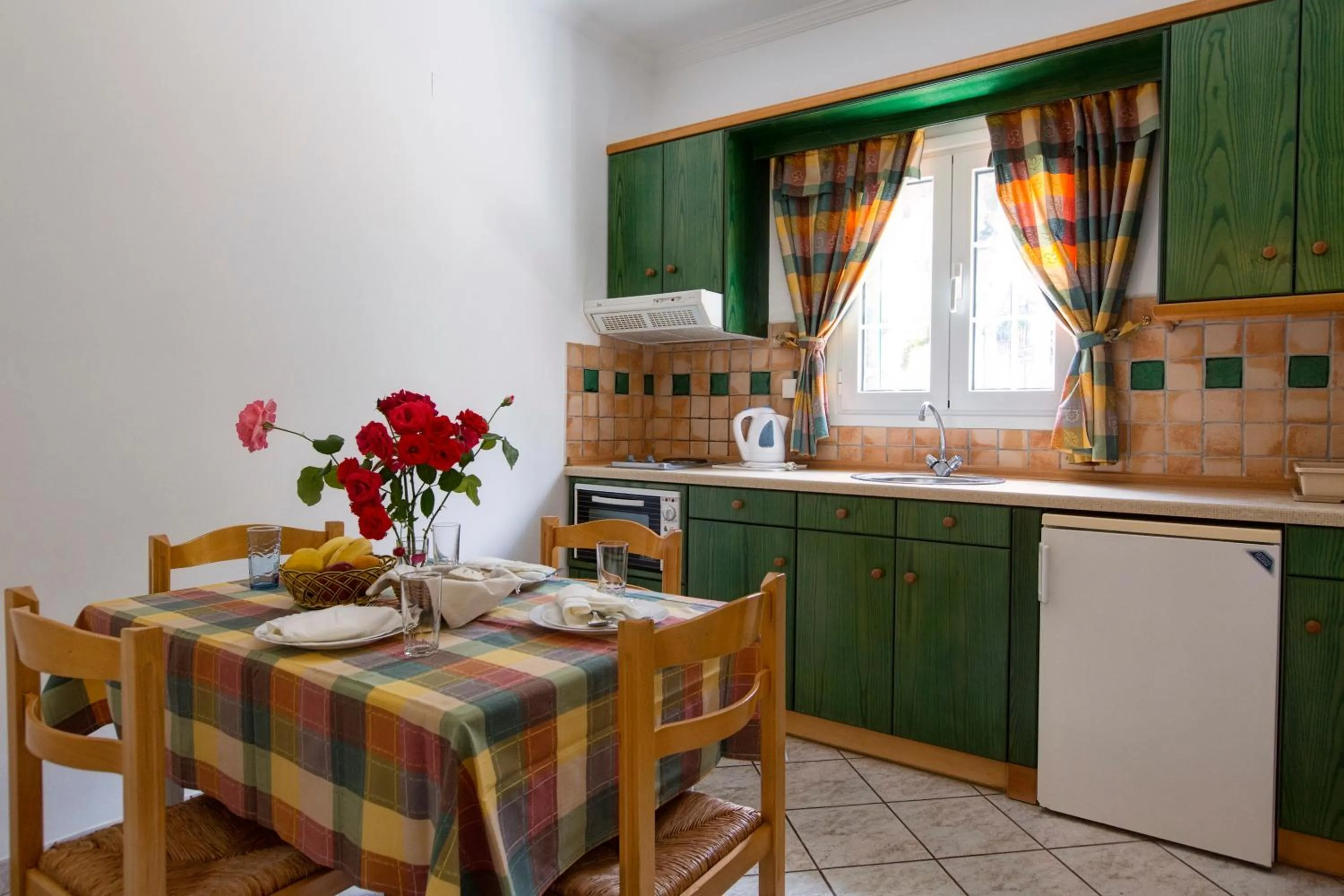 Kitchen or kitchenette in Apart Hotel Blumarin