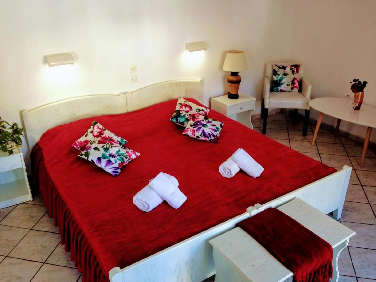 Bed in Apart Hotel Blumarin