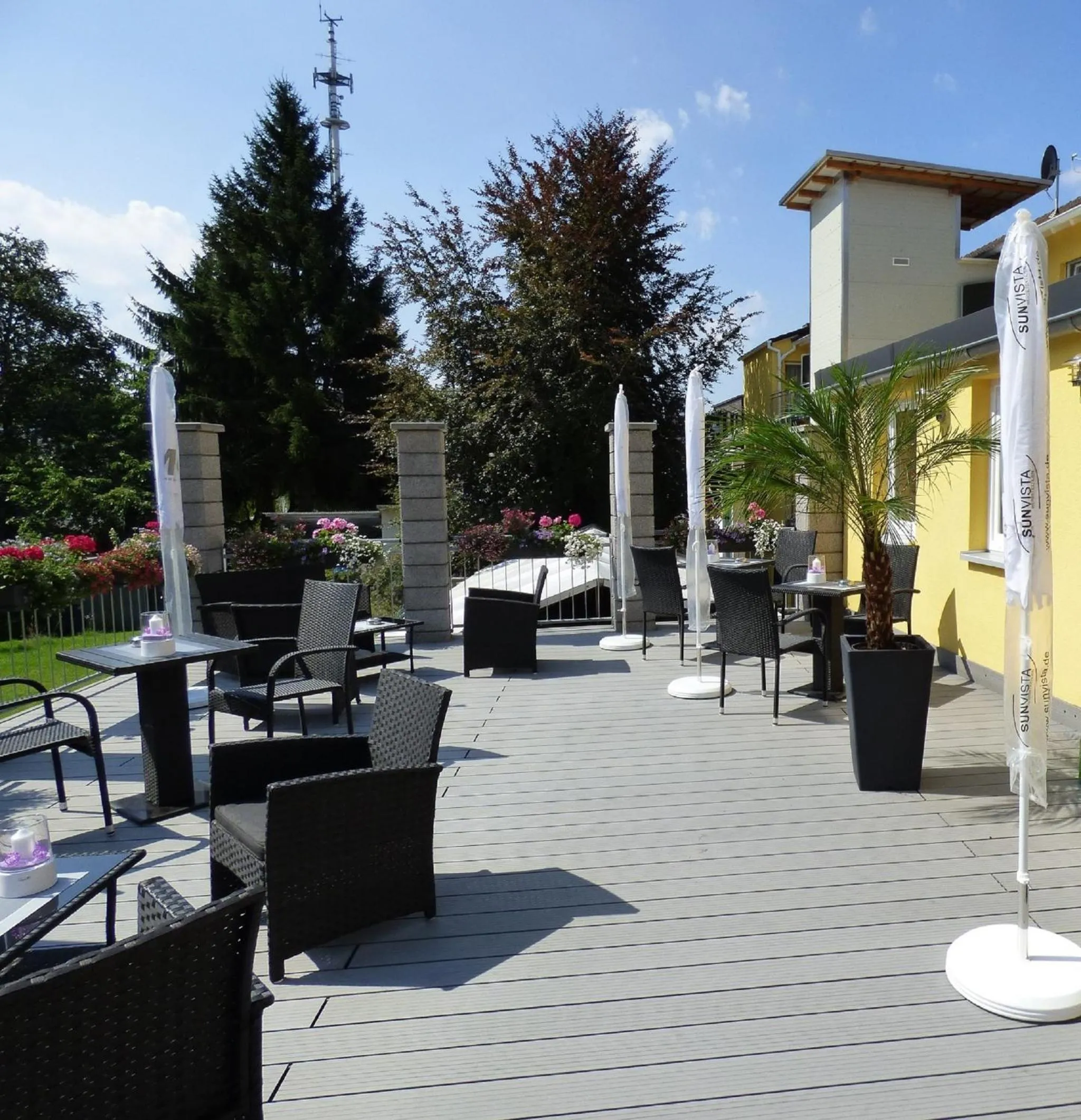 Balcony/Terrace in Apado-Hotel garni
