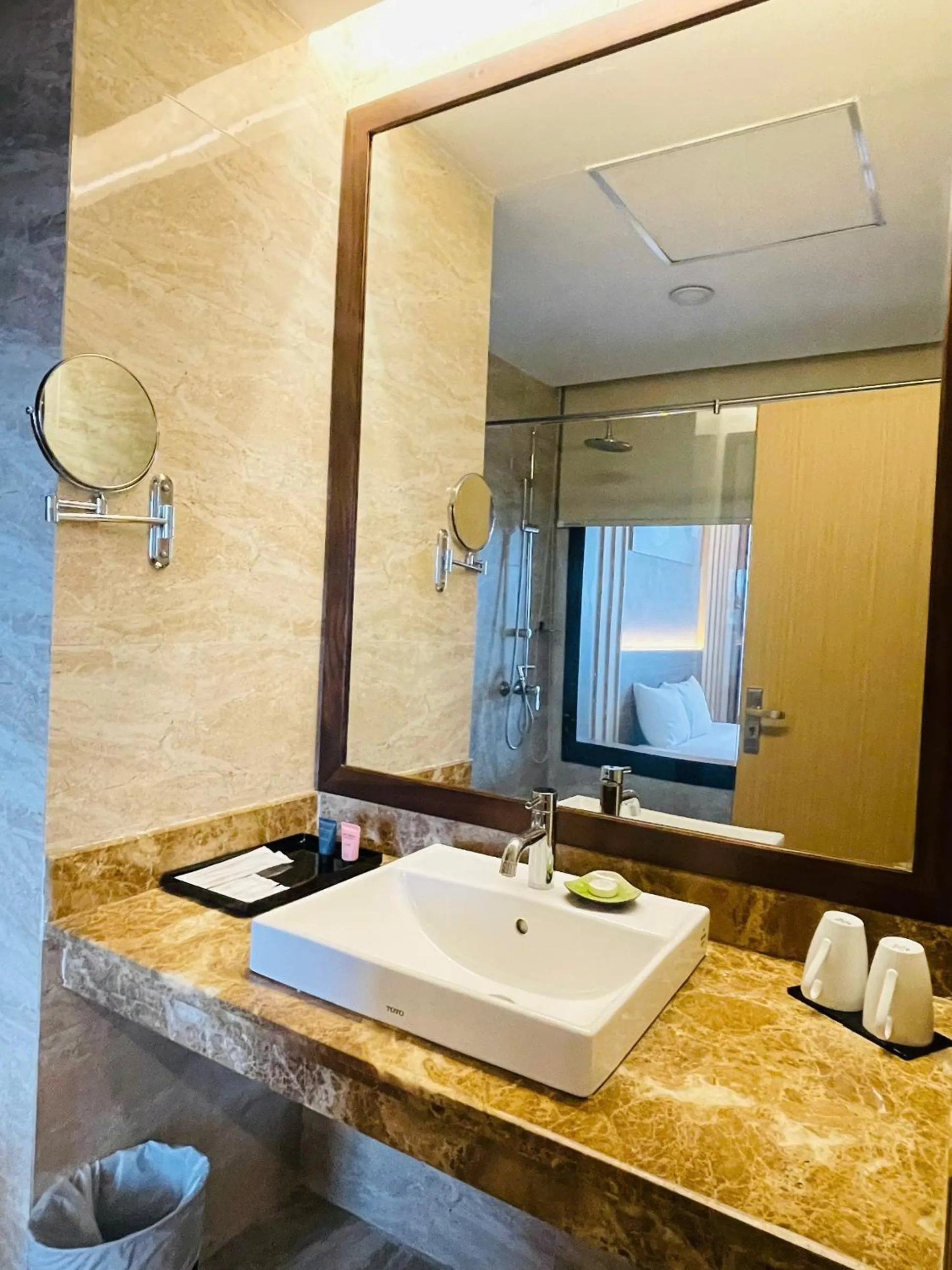 Shower in Muong Thanh Grand Quang Tri Hotel