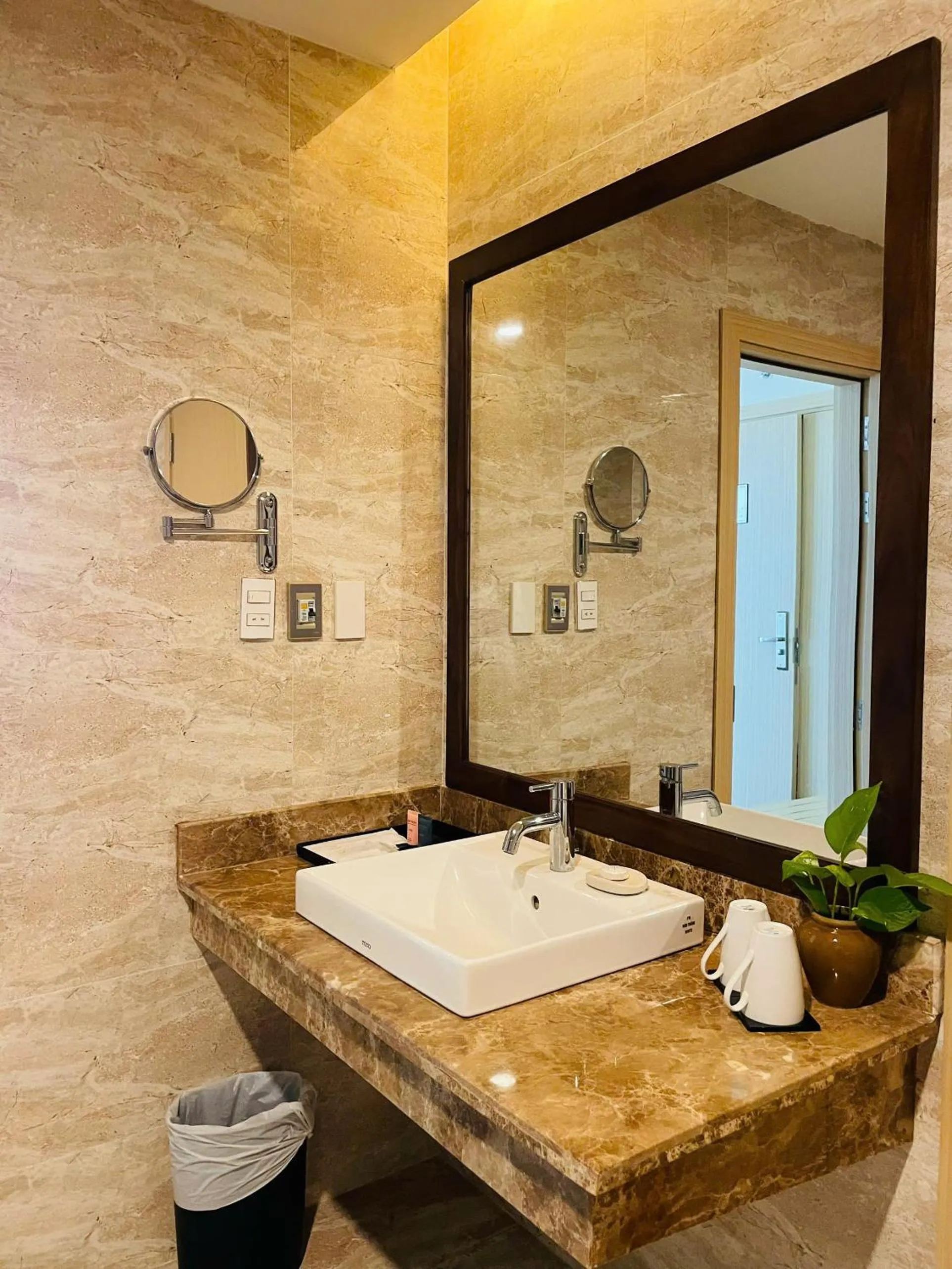 Bathroom in Muong Thanh Grand Quang Tri Hotel