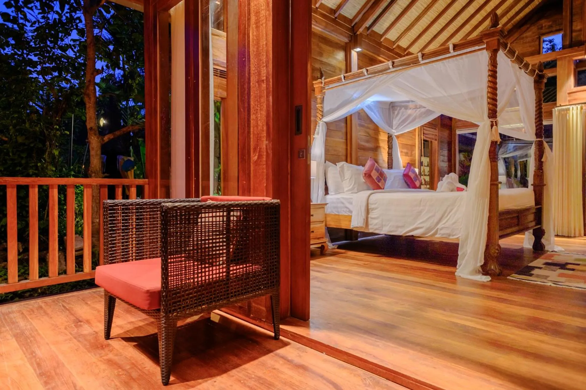 Patio, Bed in BeingSattvaa Luxury Ubud