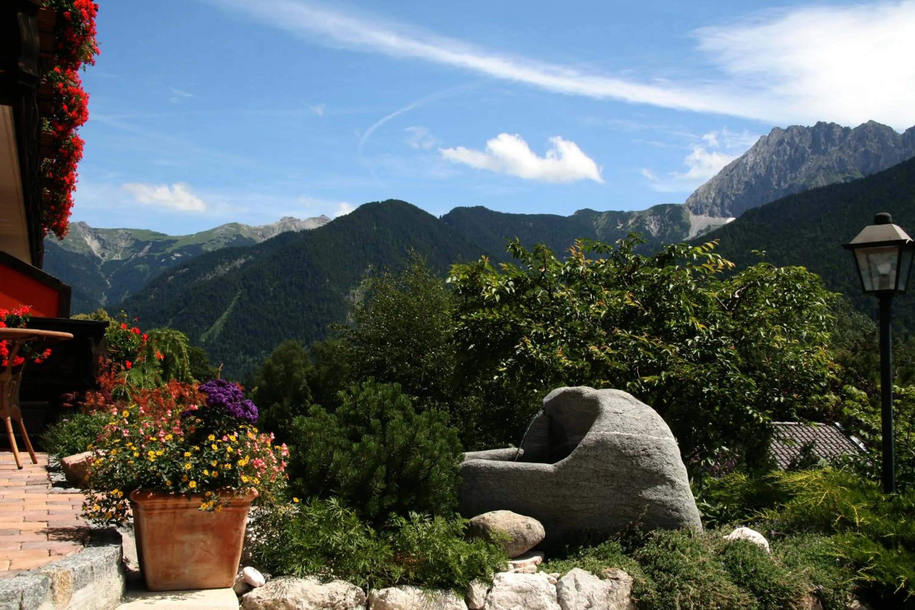 Mountain view in Landhaus Sonnenbichl Mittenwald