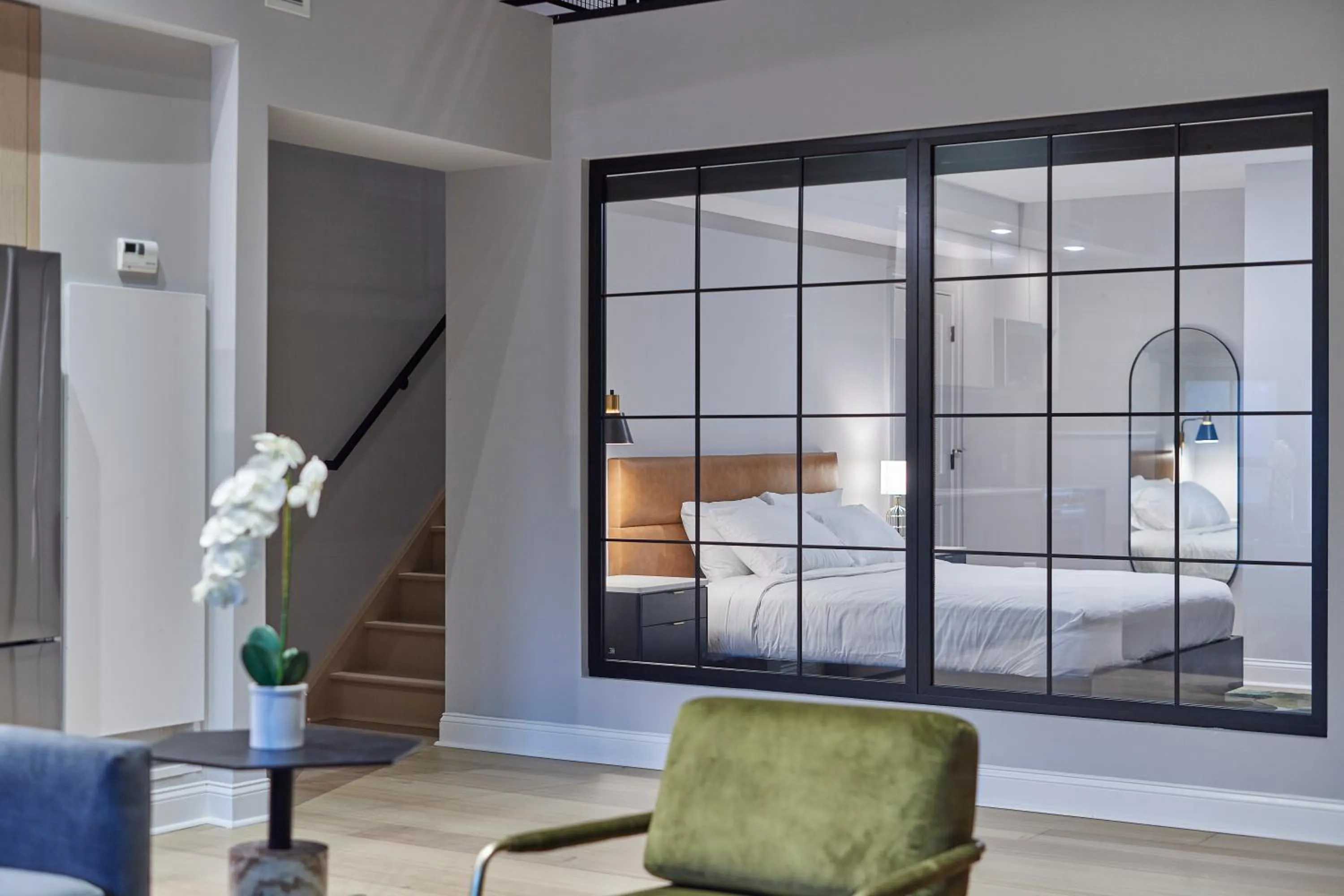 Bedroom, Bed in Riversuites At The Battery