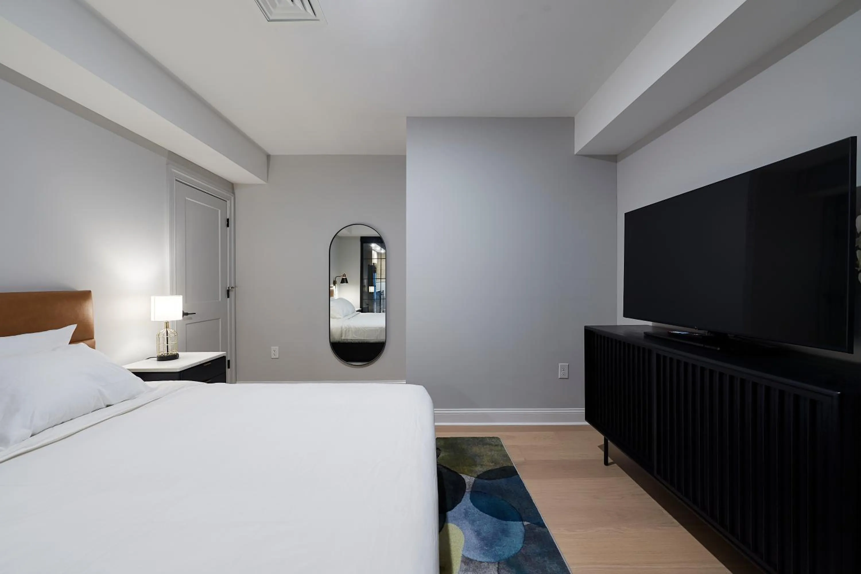 Bedroom, Bed in Riversuites At The Battery