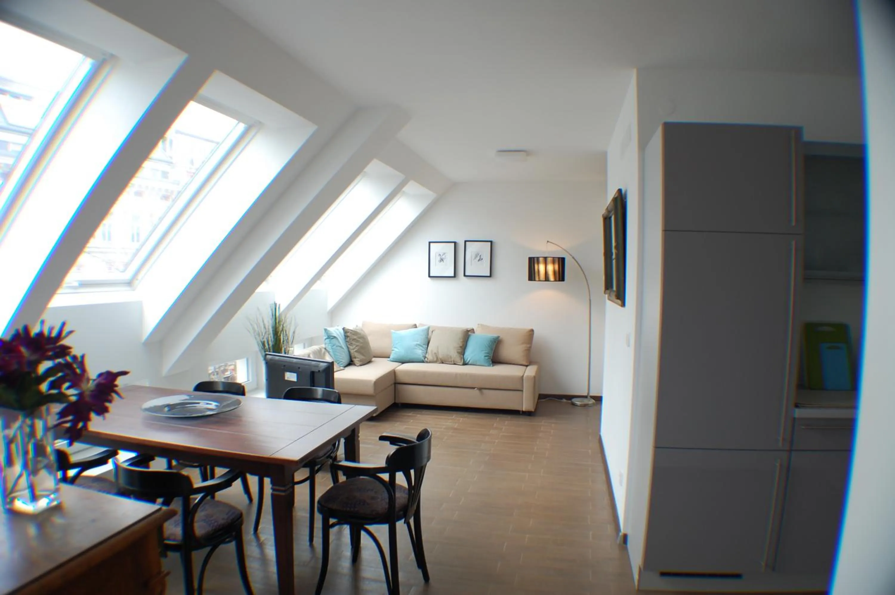 Dining area in Alga Apartments am Westbahnhof