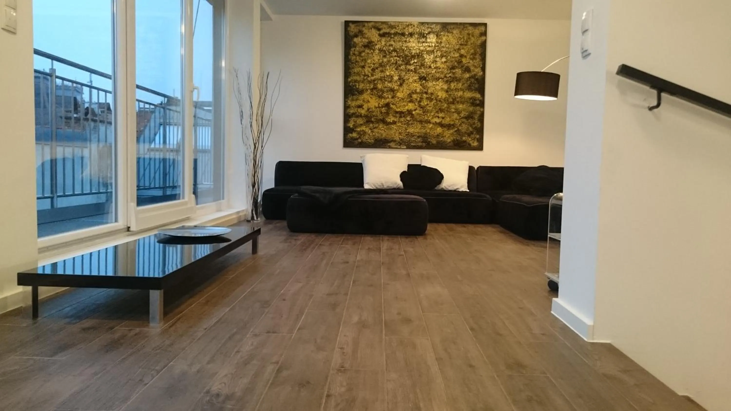 Living room in Alga Apartments am Westbahnhof