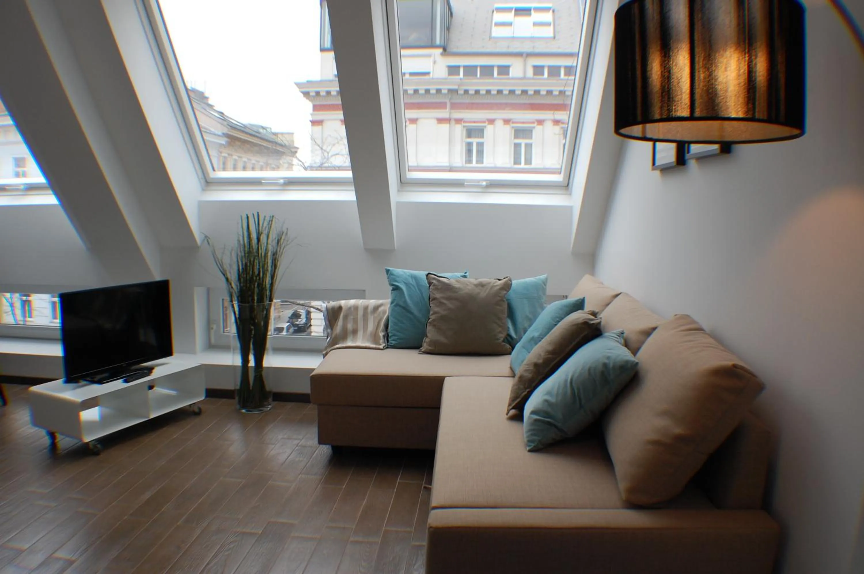 Living room in Alga Apartments am Westbahnhof