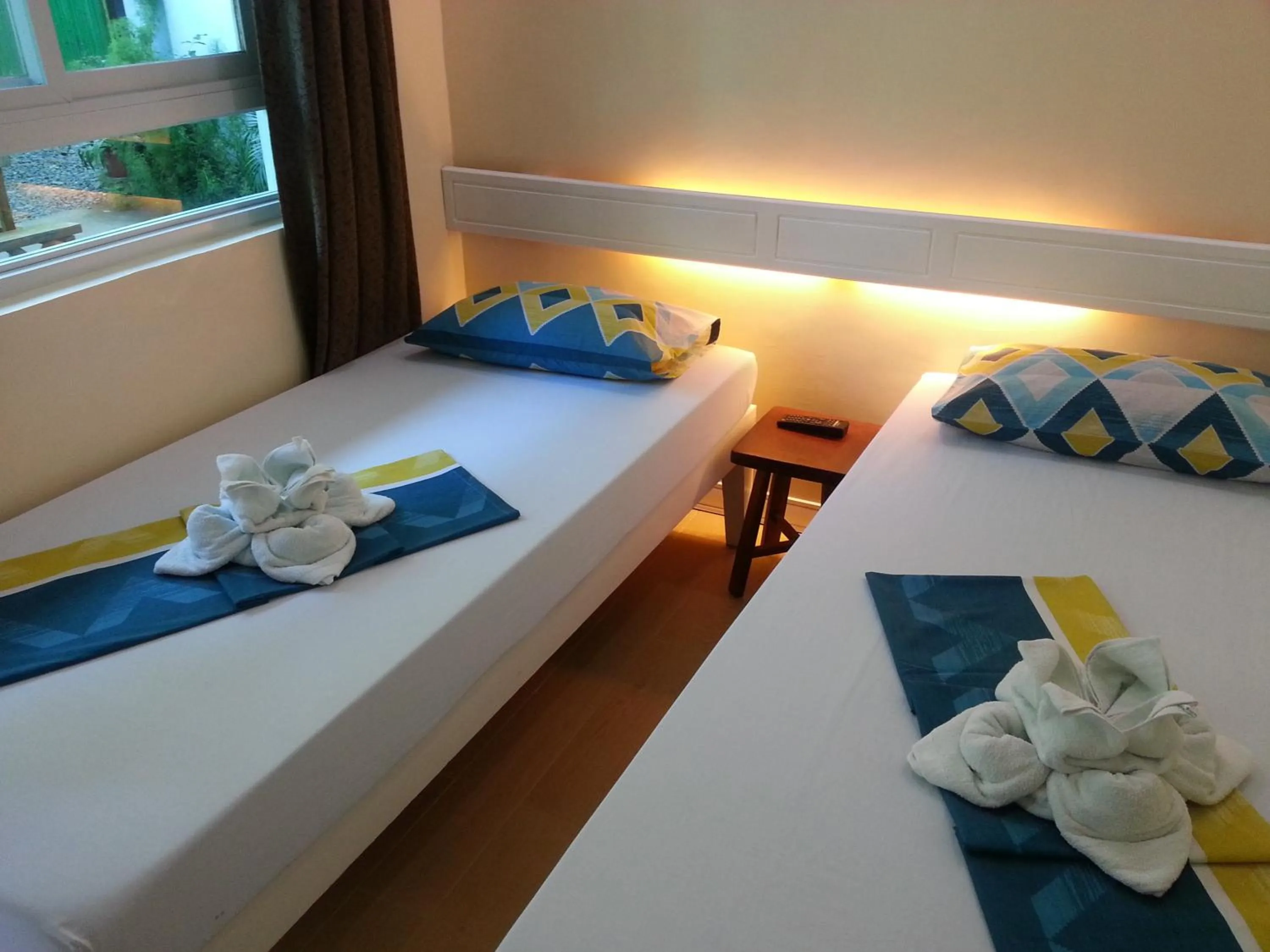 Bed in Joaquinn's Bed and Breakfast