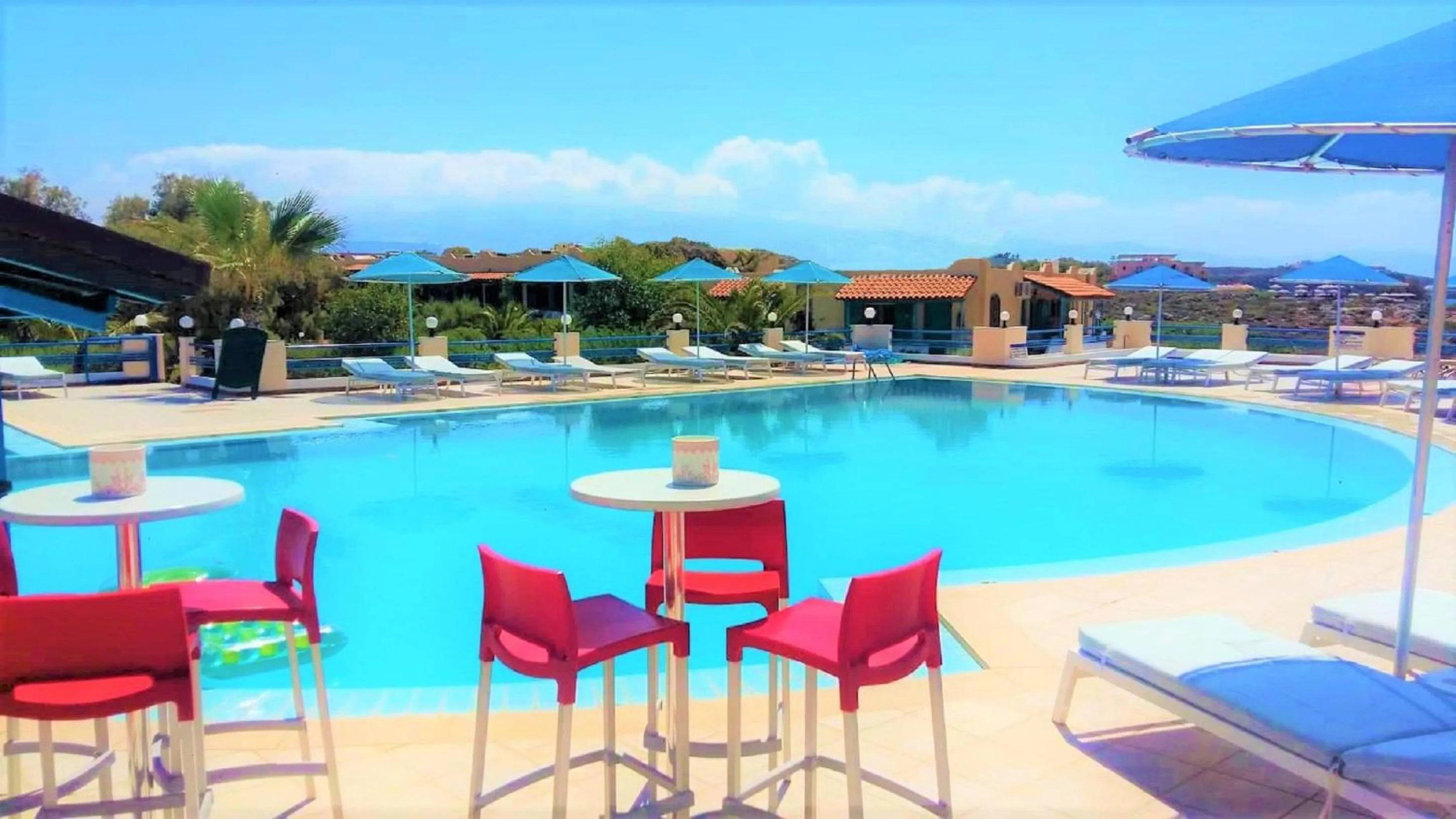 Swimming pool in Zorbas Beach Village Hotel