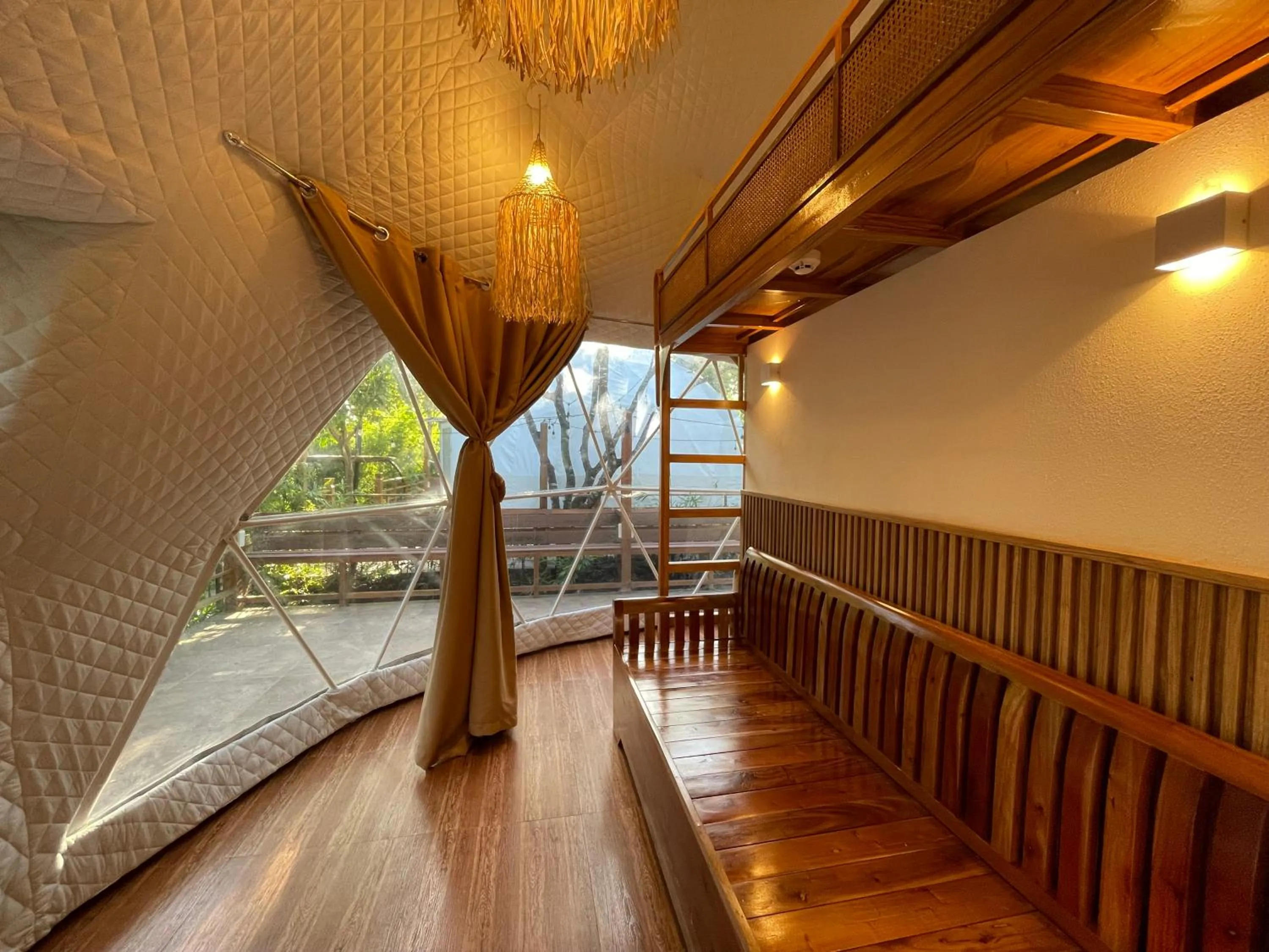 Living room, Bed in Diwata Nature Resort