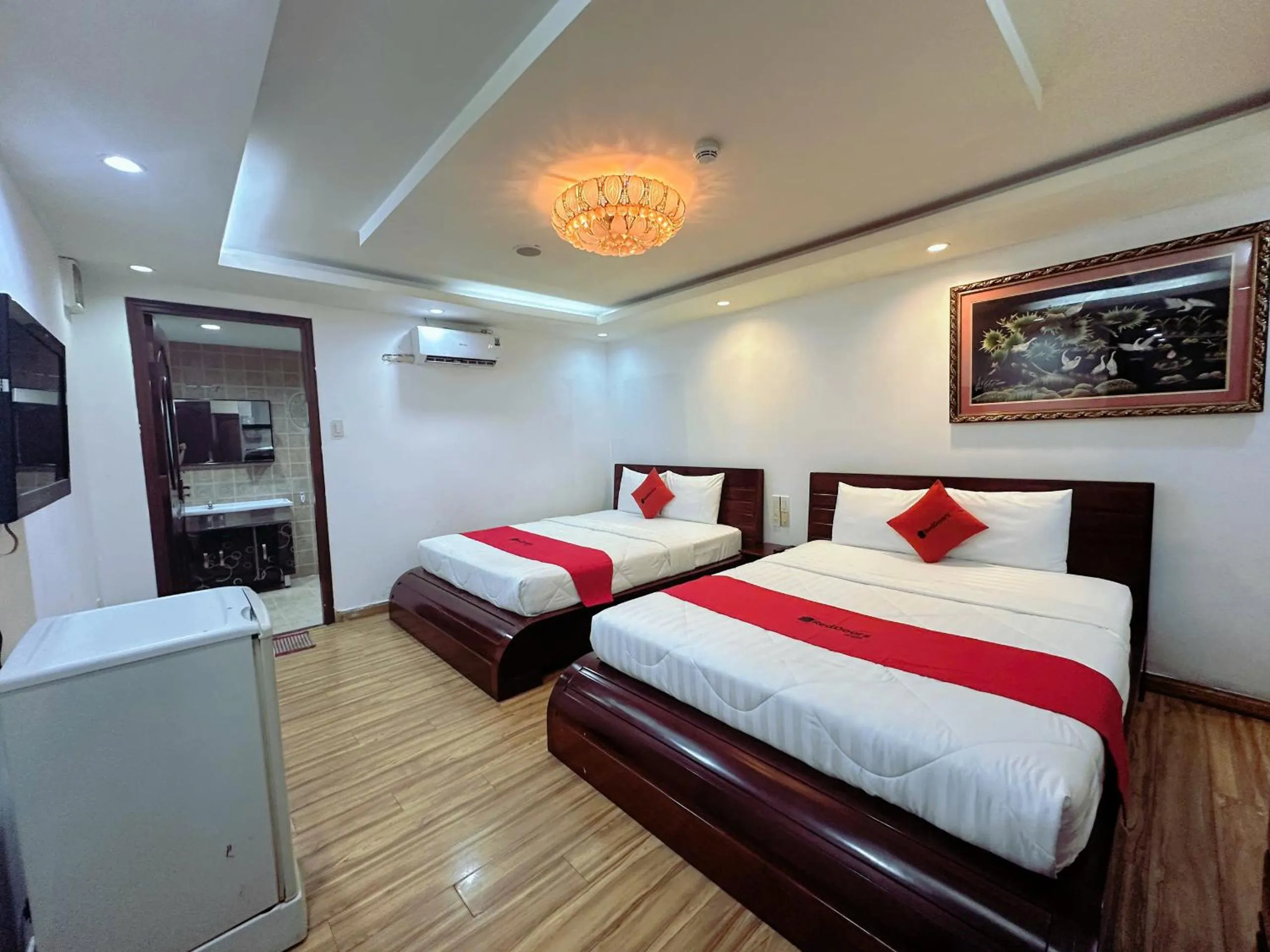 Bed in Khách Sạn Avatar