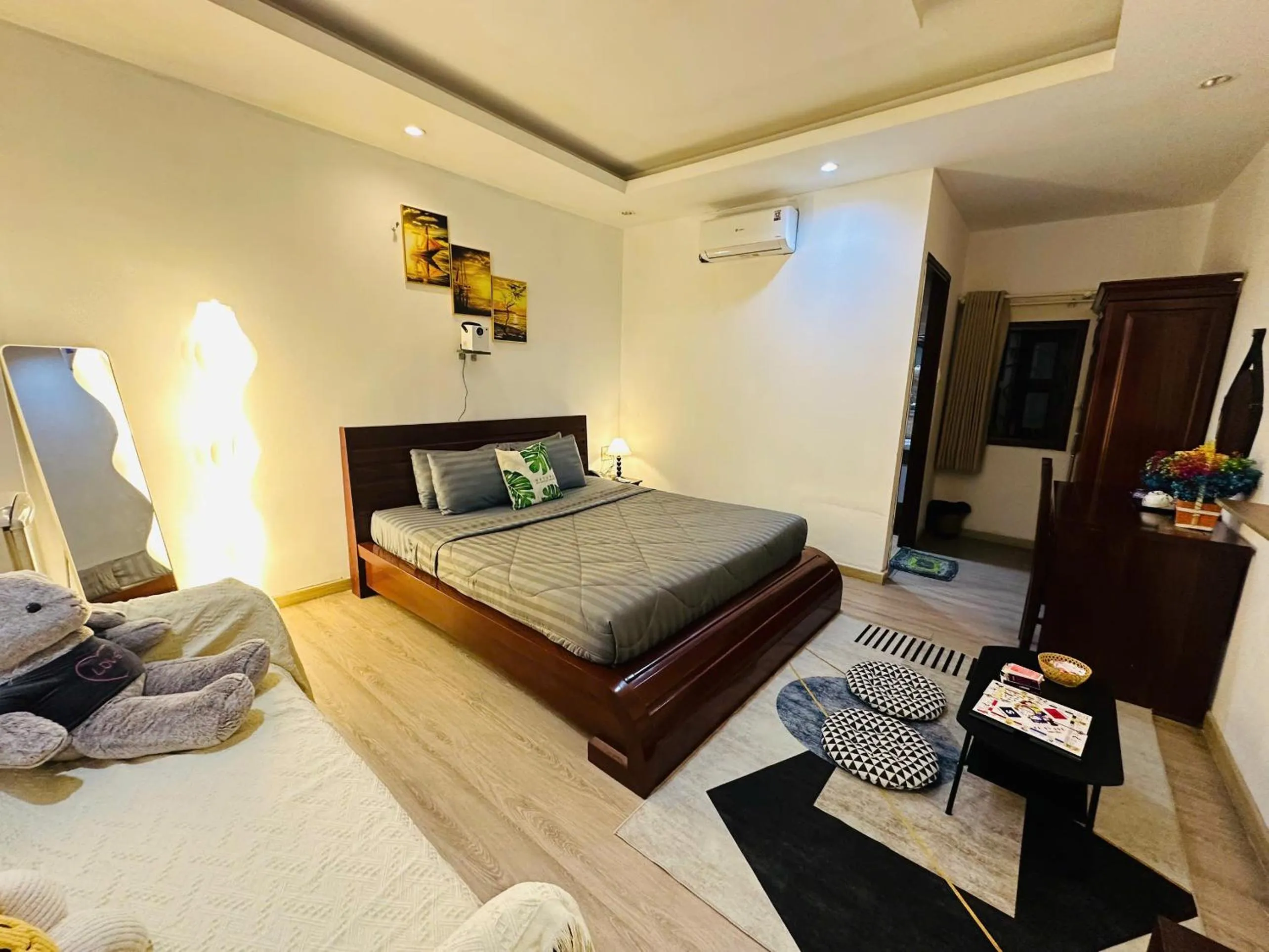 Bed in Khách Sạn Avatar