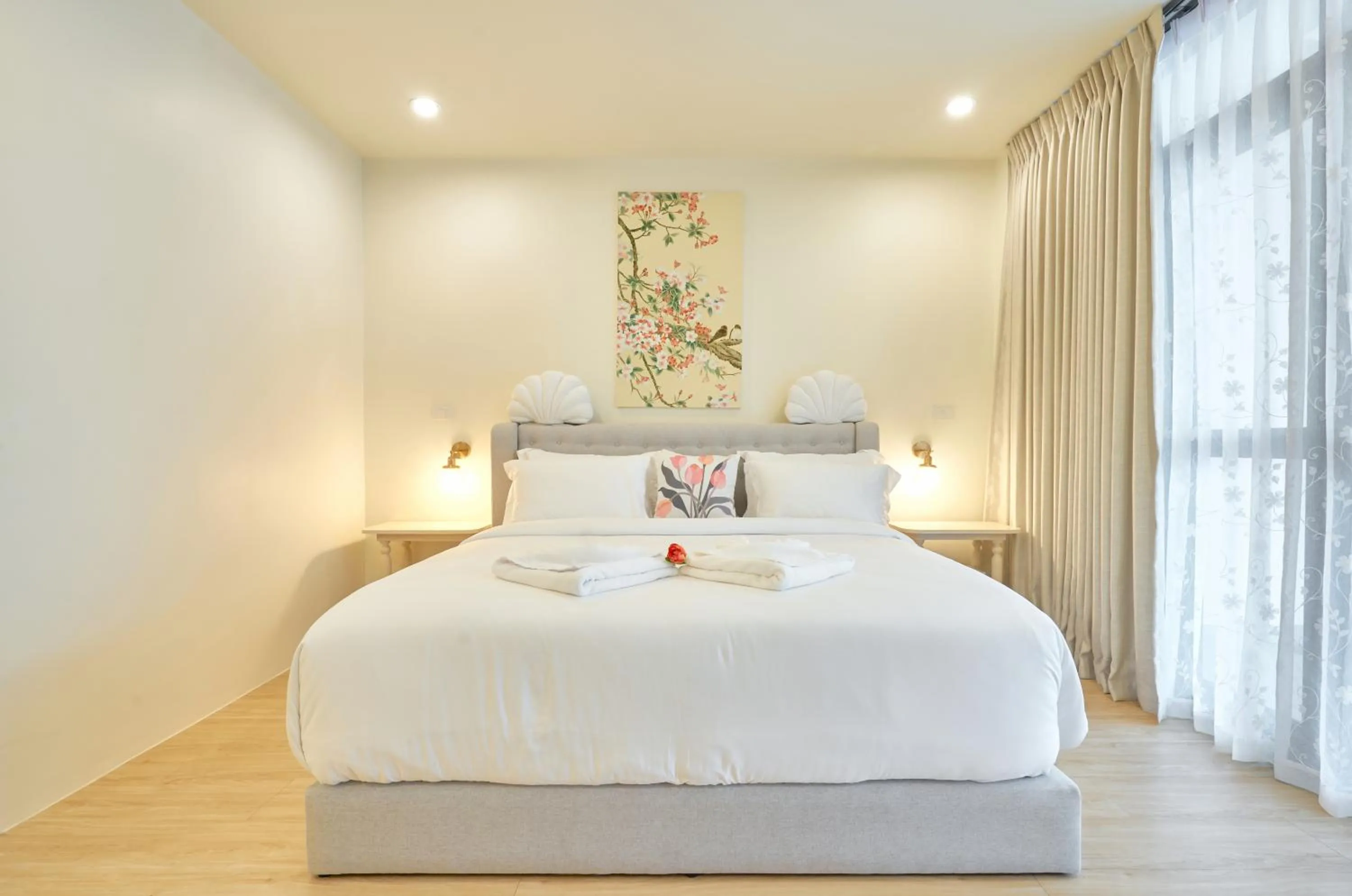 Bed in Hawa House Phuket