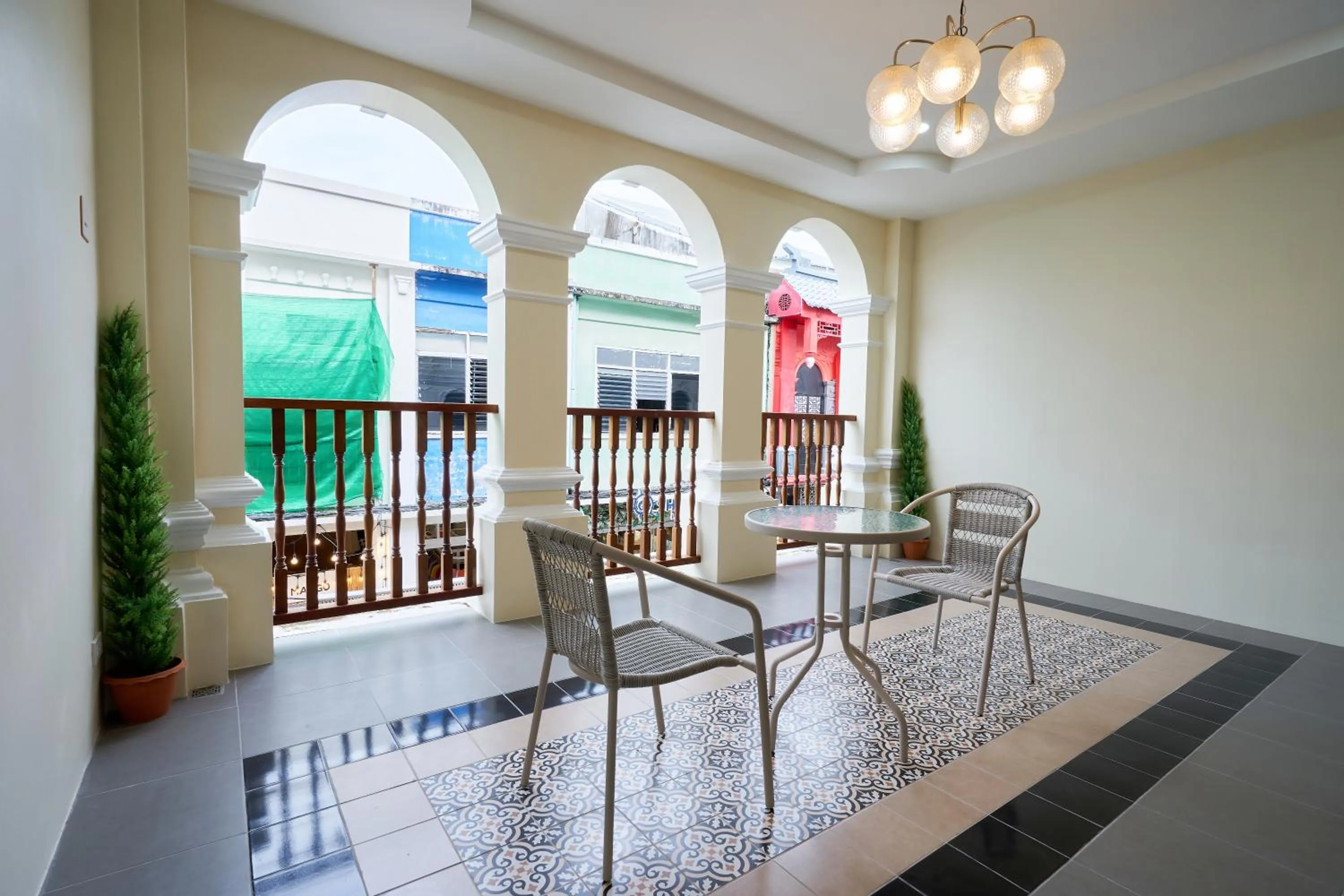 Seating area in Hawa House Phuket