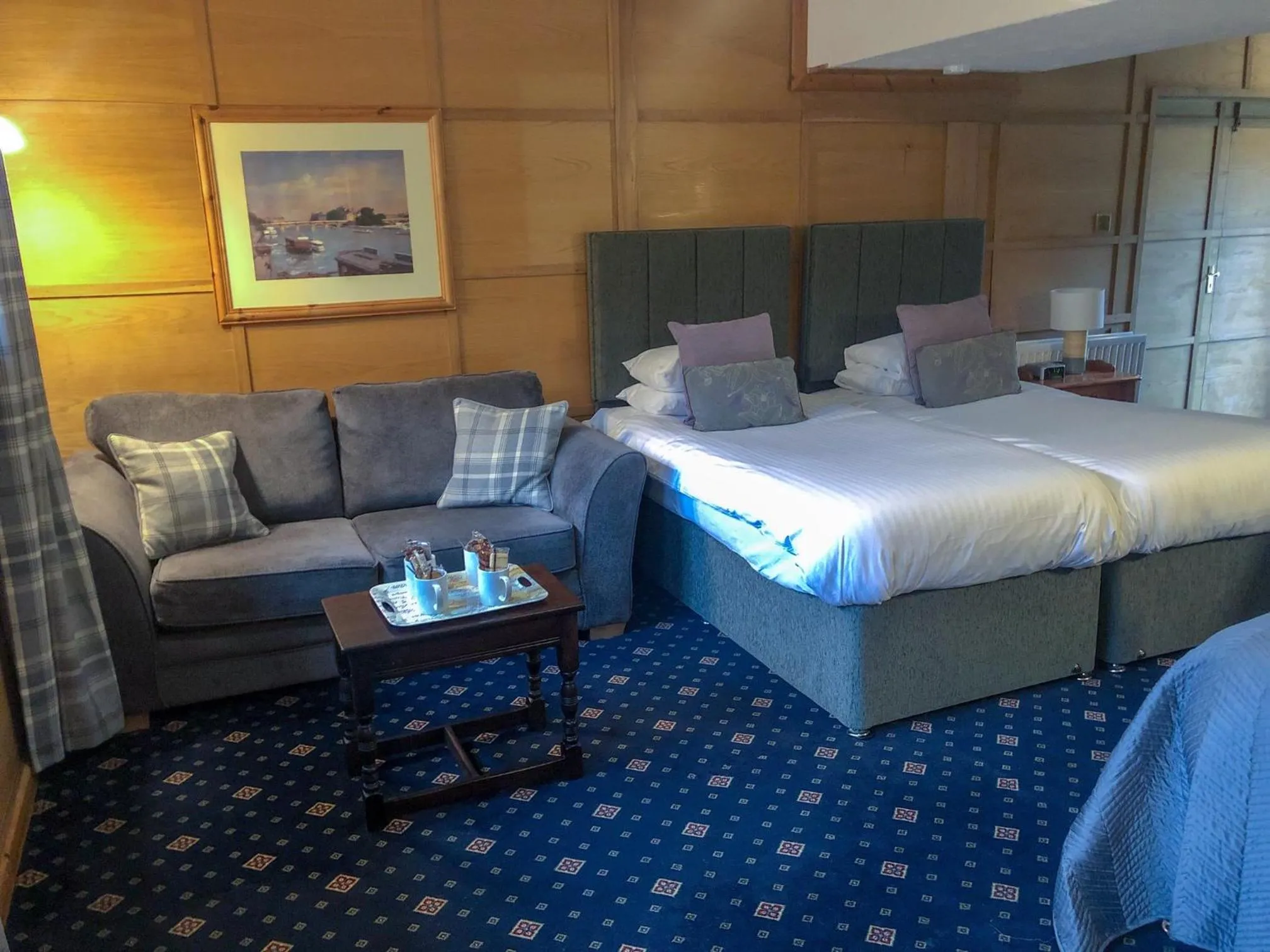 Bed in The Hoops Inn & Country Hotel