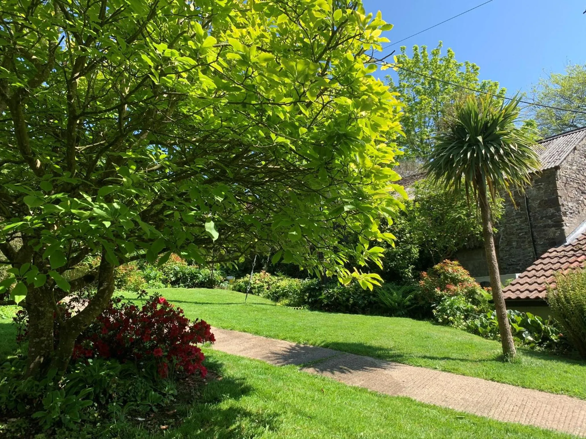 Garden in The Hoops Inn & Country Hotel