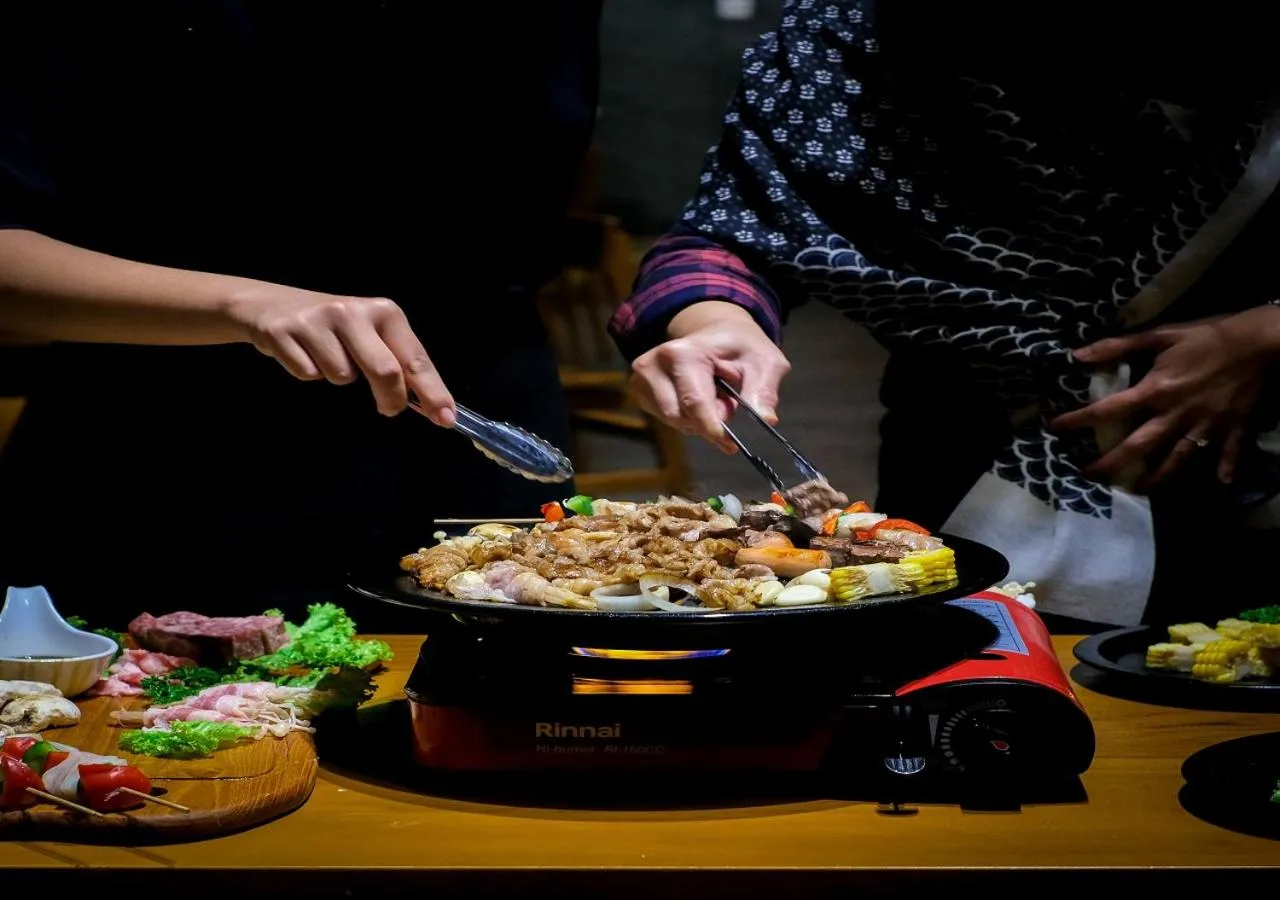BBQ facilities in Allura Azana Resort Tawangmangu