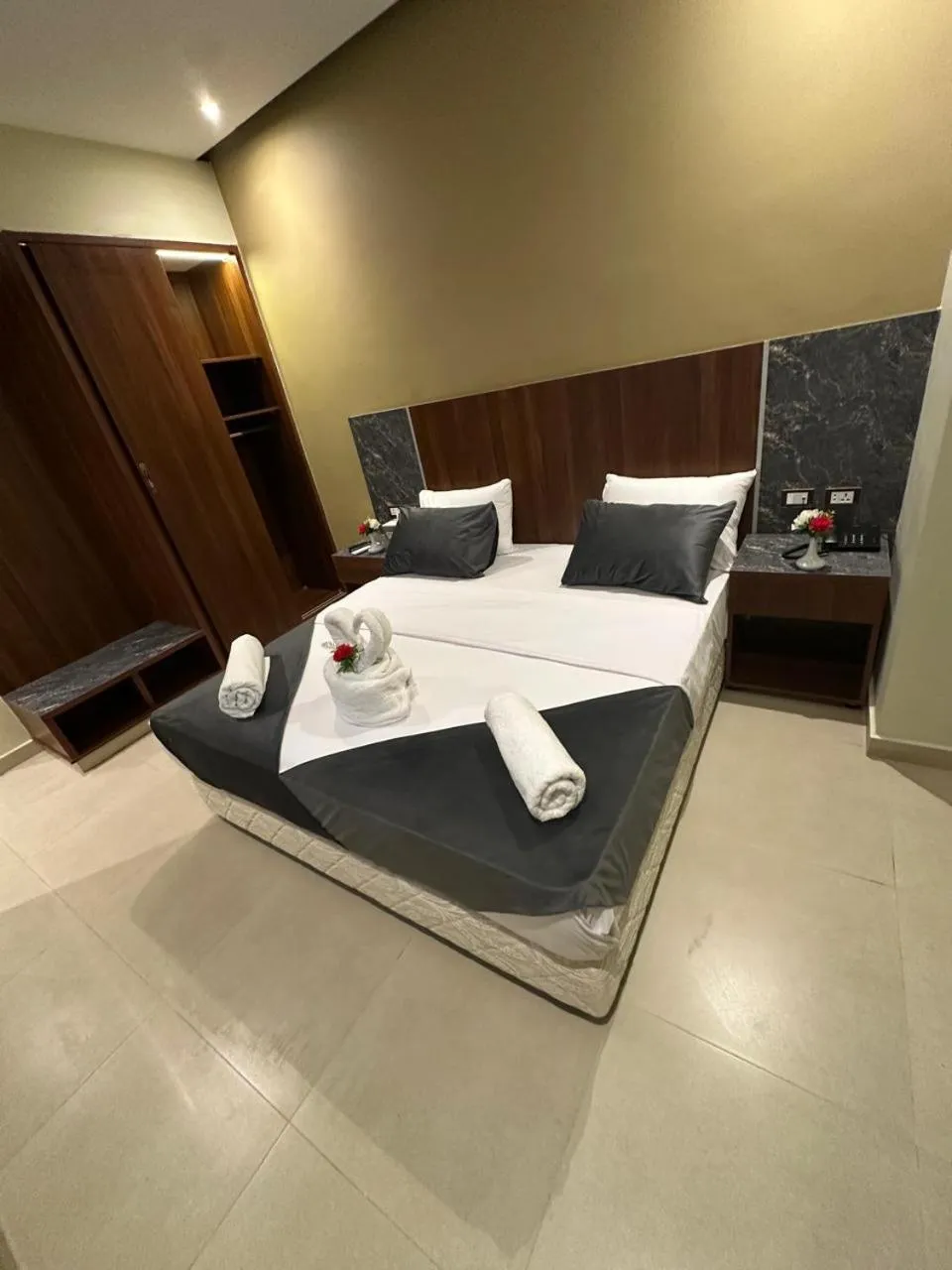 Bed in Sama Hotel Oraby