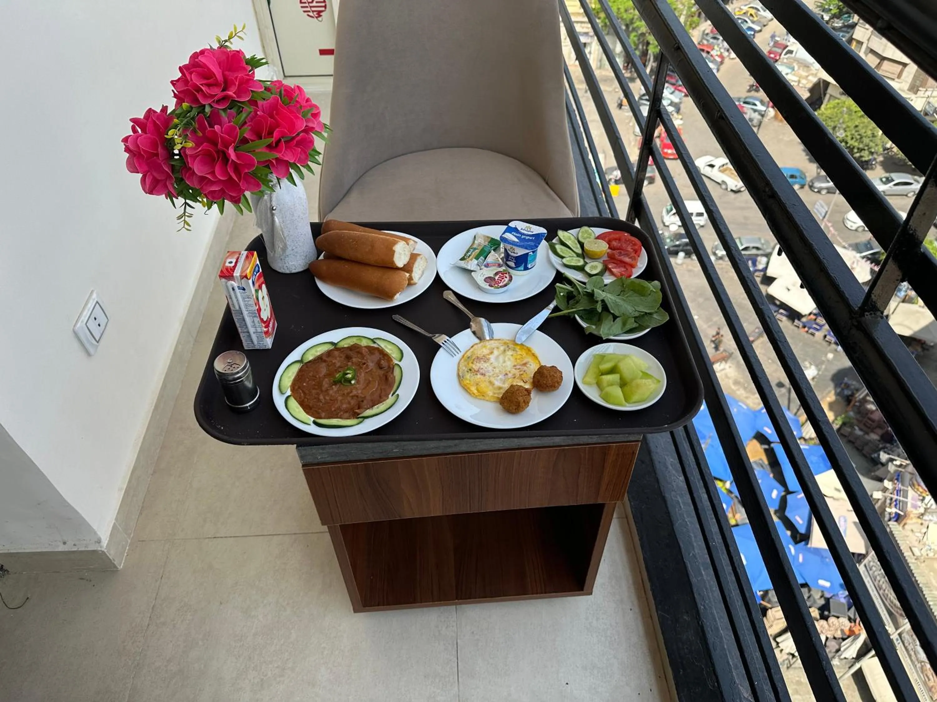 Breakfast in Sama Hotel Oraby