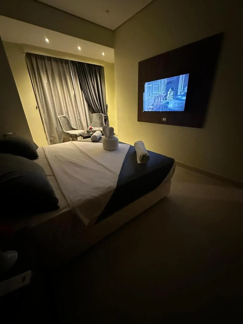 TV and multimedia, Bed in Sama Hotel Oraby