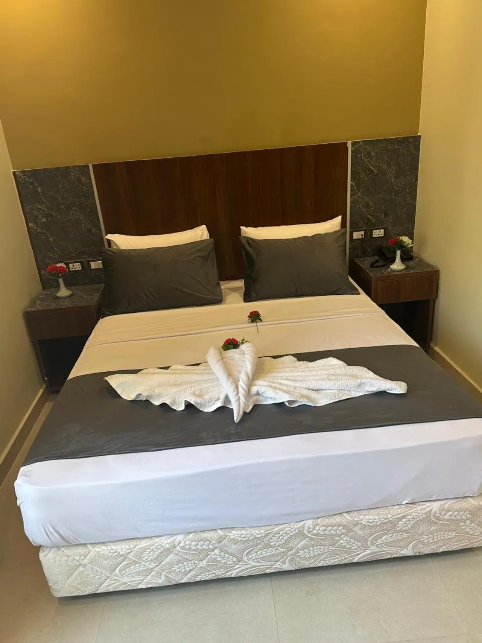 Bed in Sama Hotel Oraby