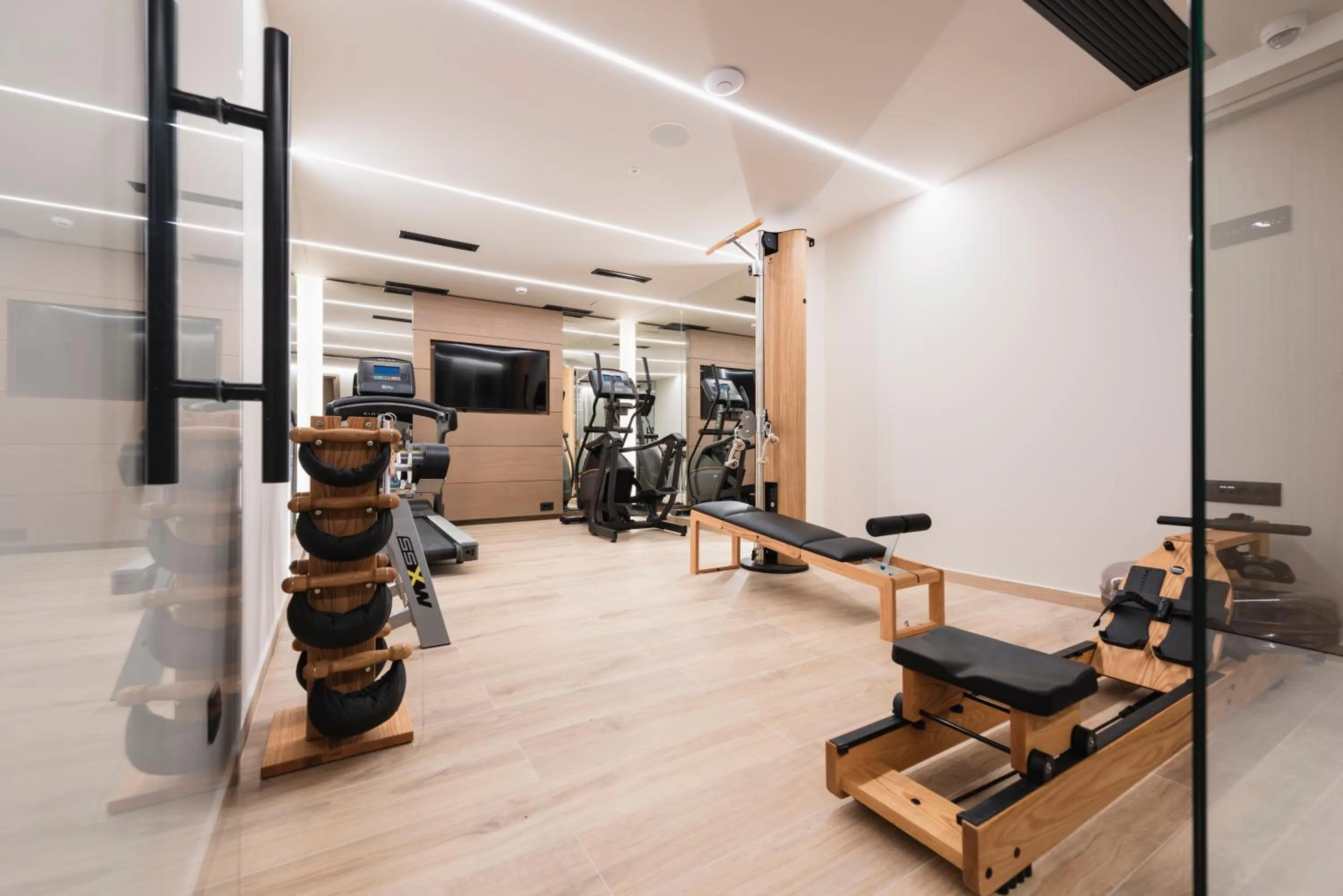 Fitness centre/facilities in Revi Mountain Resort Boutique Hotel