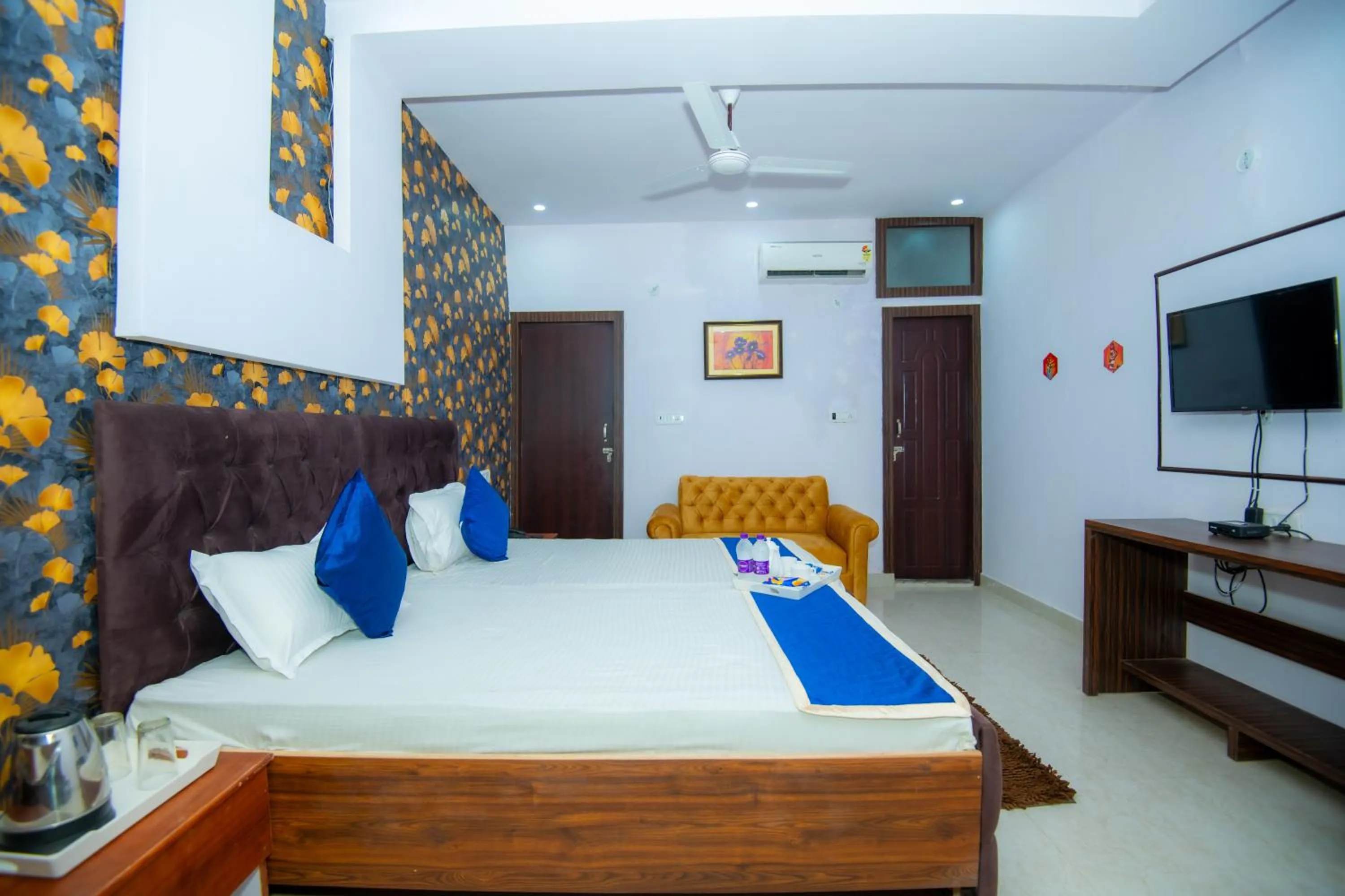 Bed in Hotel Blossom