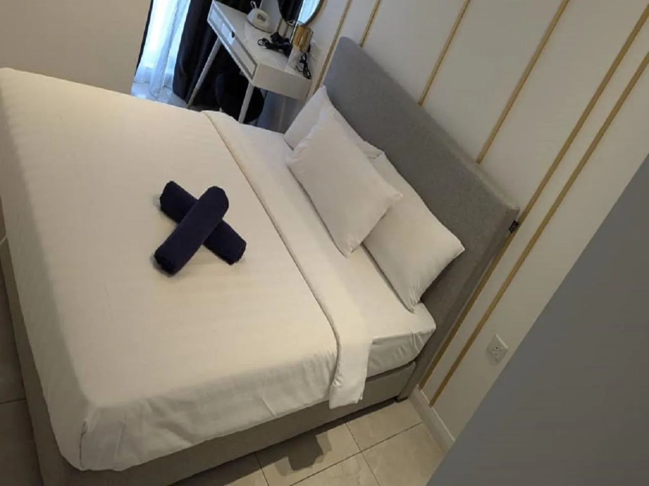 Bed in Axon Residence Kuala Lumpur Pavilion