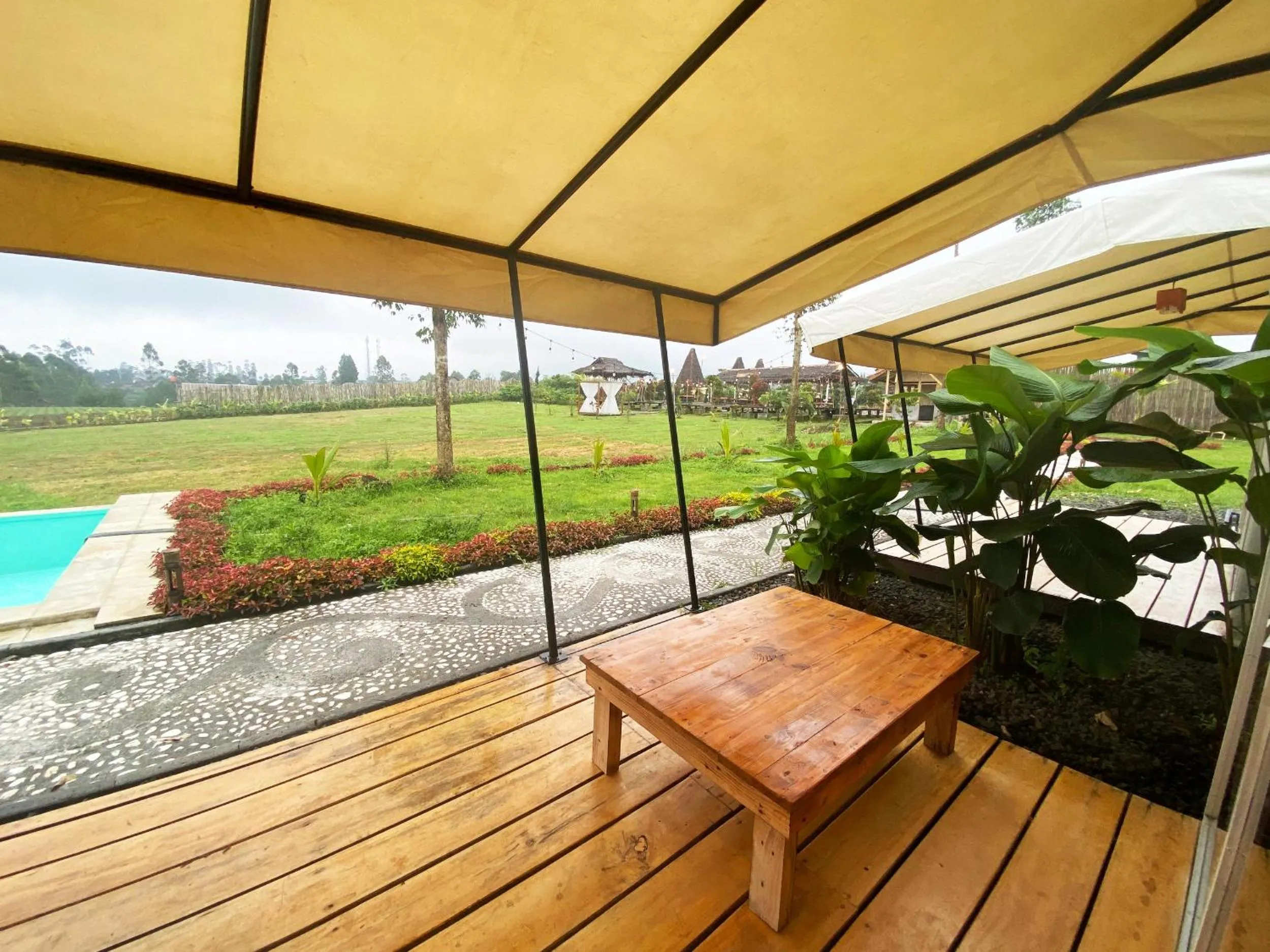 Patio in Buana Glamping