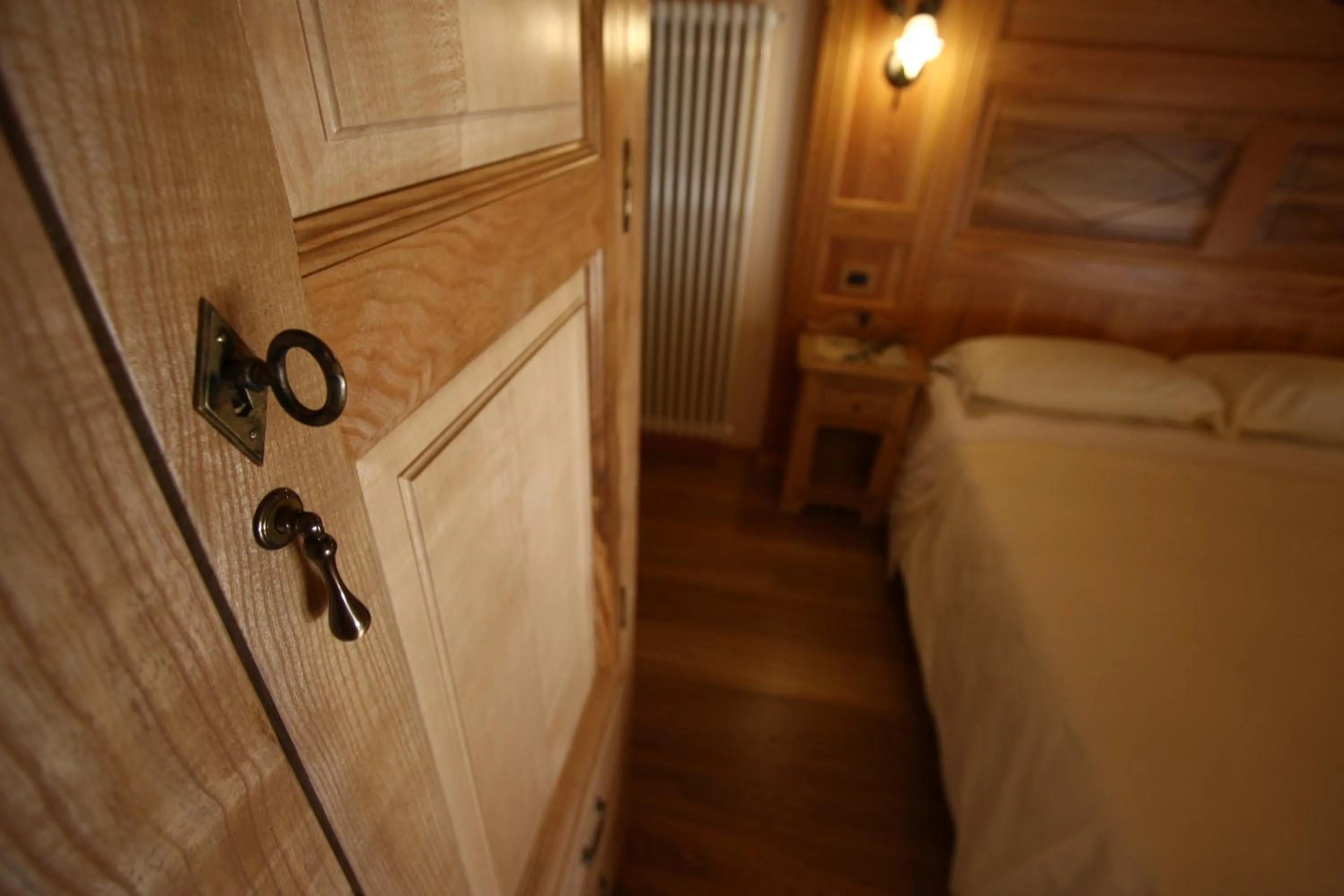 Decorative detail, Bed in Villa Giuditta Residence