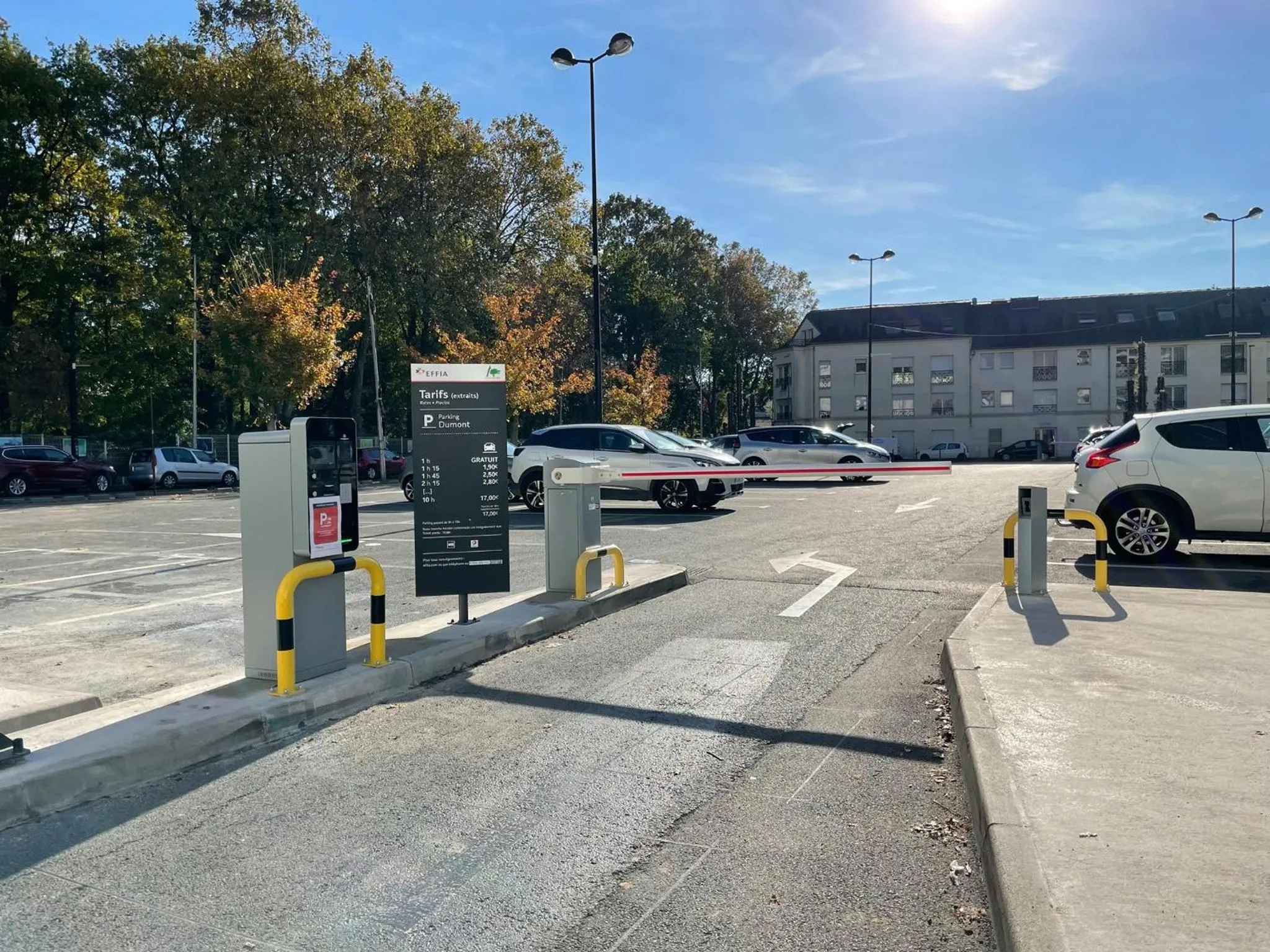 Parking in HOTEL DU PARC