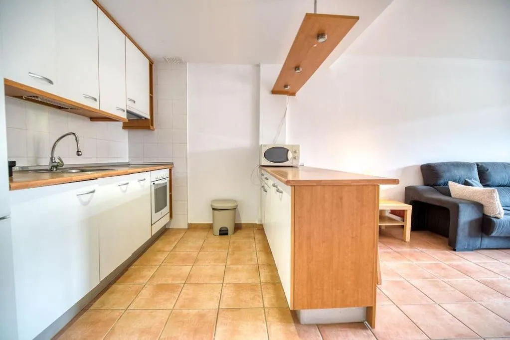 Kitchen or kitchenette in Piso para vacaciones familiares