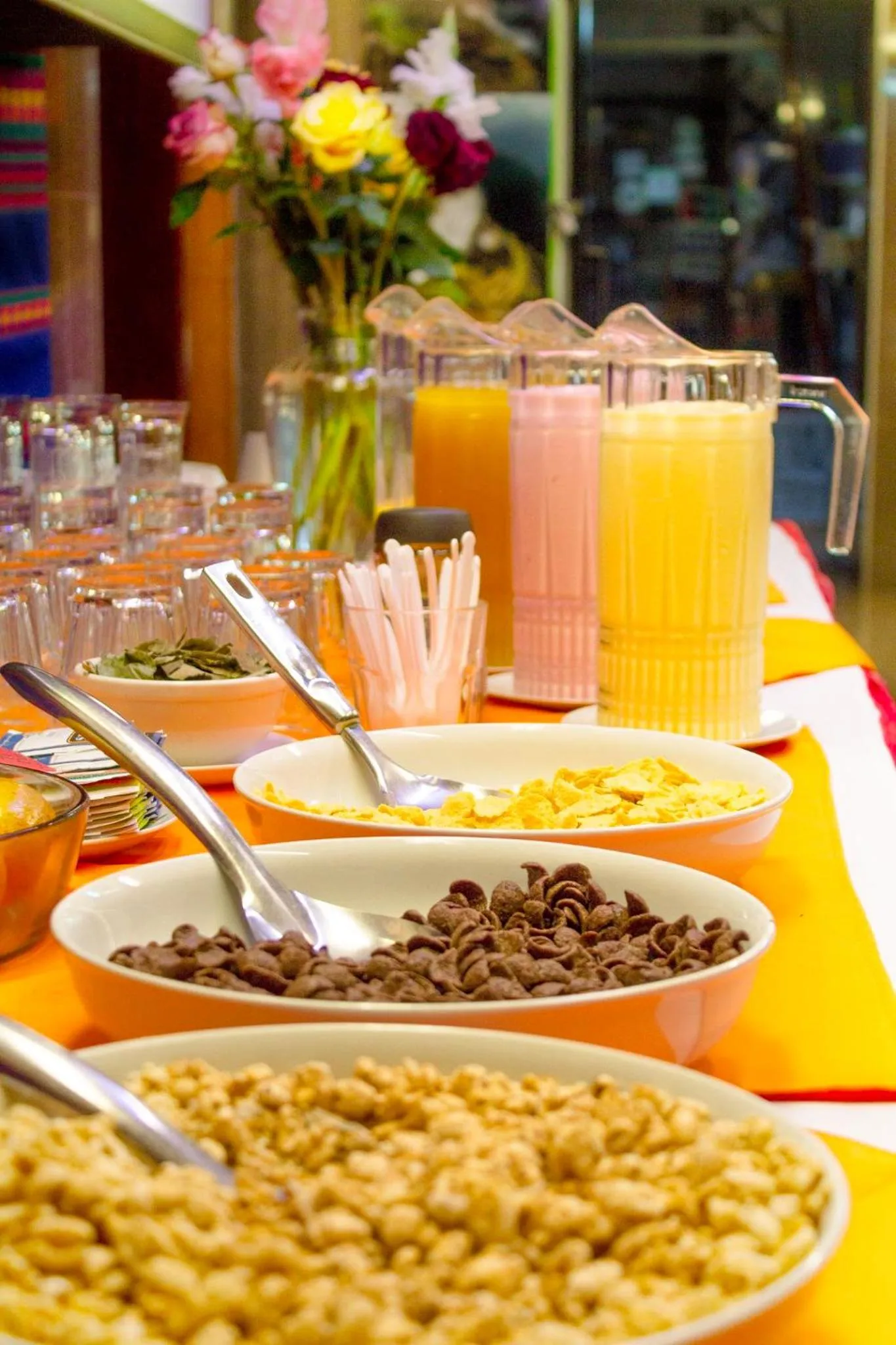 Continental breakfast in Hotel Pachakuteq