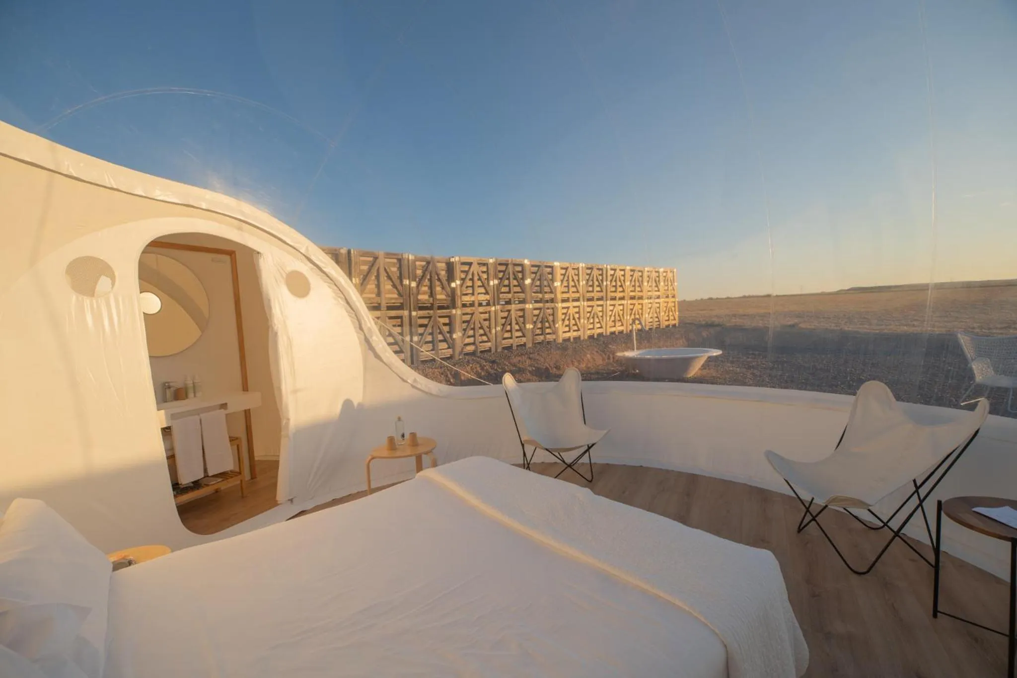 Bed in Hotel Aire de Bardenas