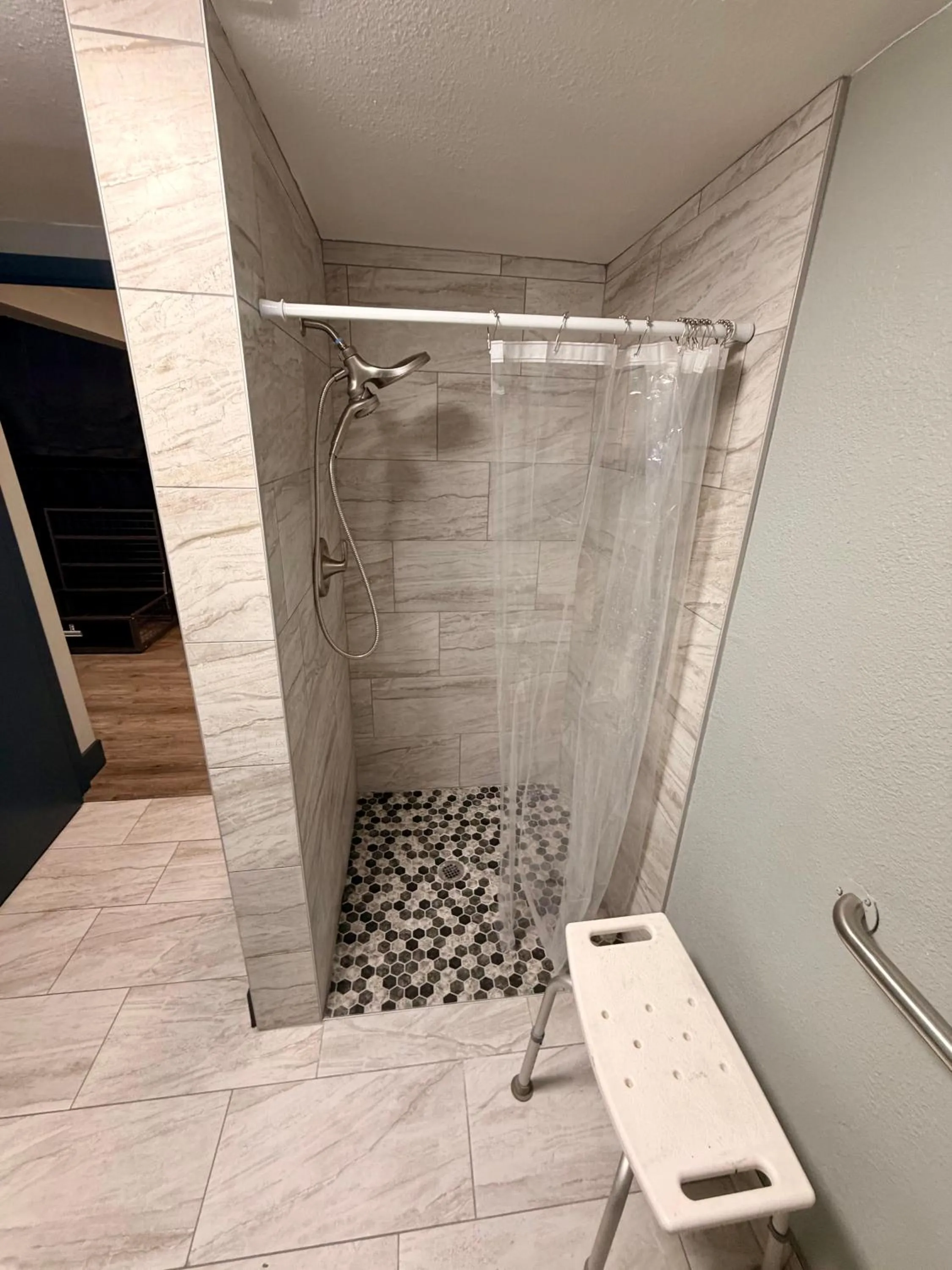 Shower in Sin City Hostel