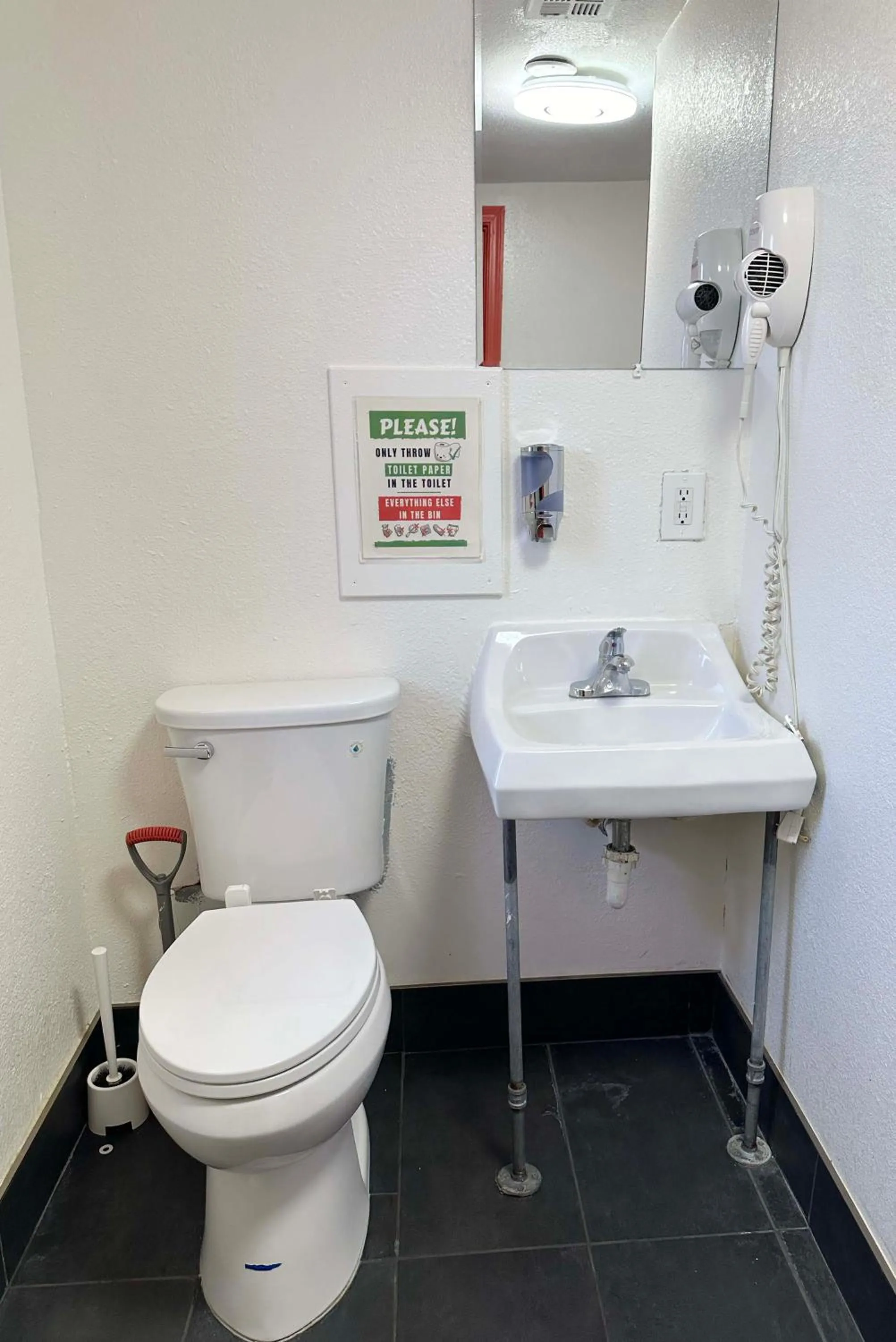 Bathroom in Sin City Hostel