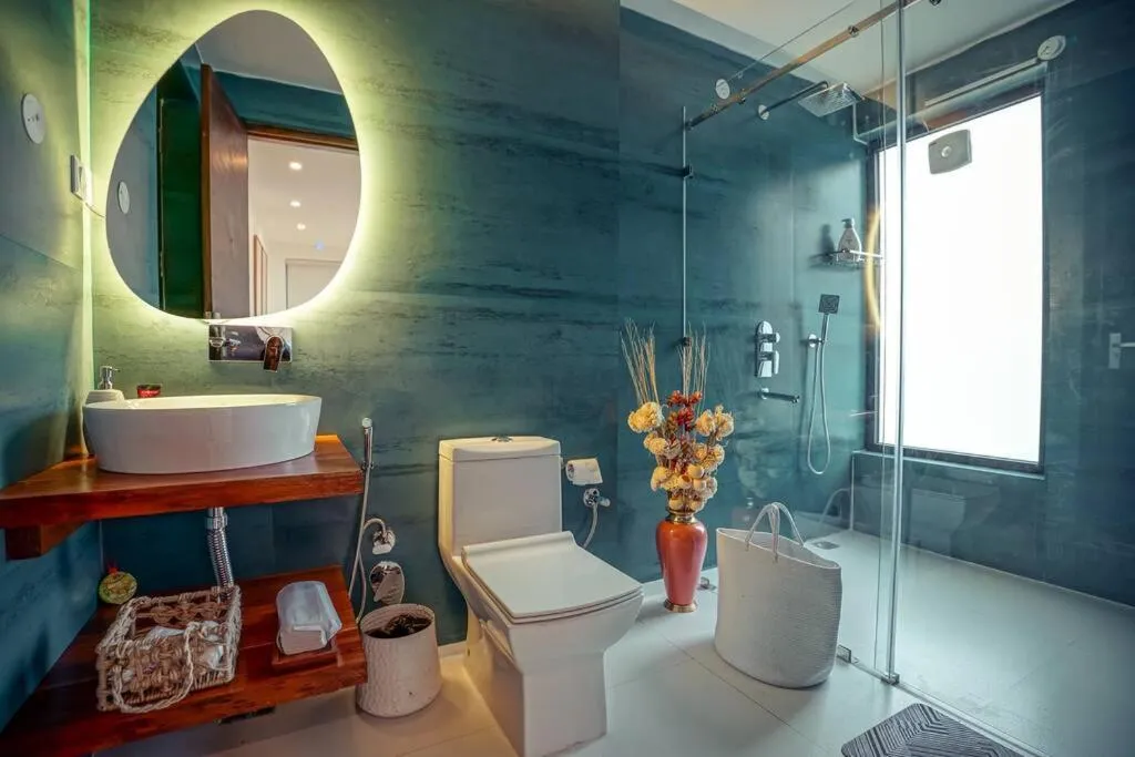 Bathroom in LaRiSa Mountains & Martini Villa