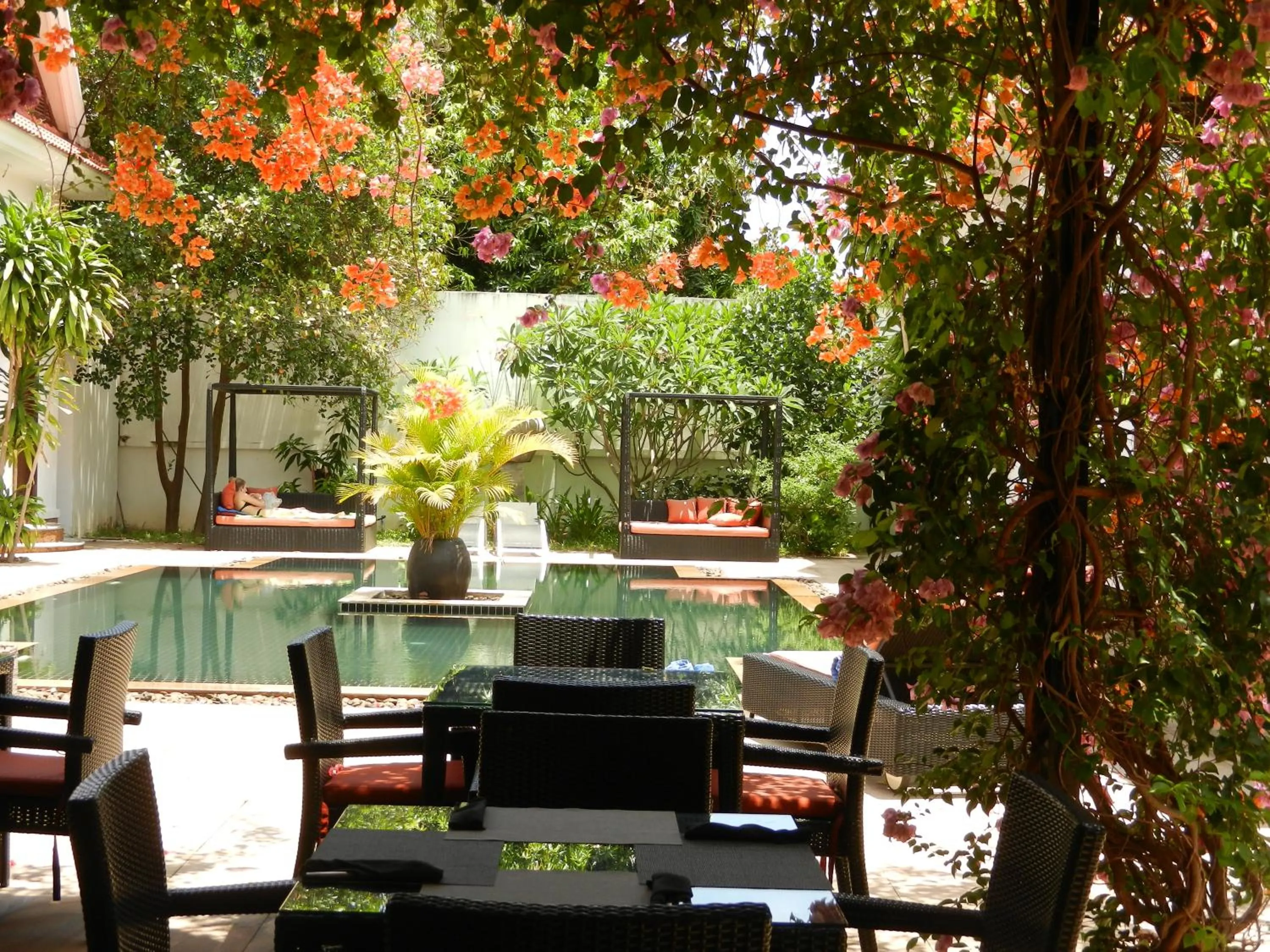 Seating area in Eureka Villas Siem Reap