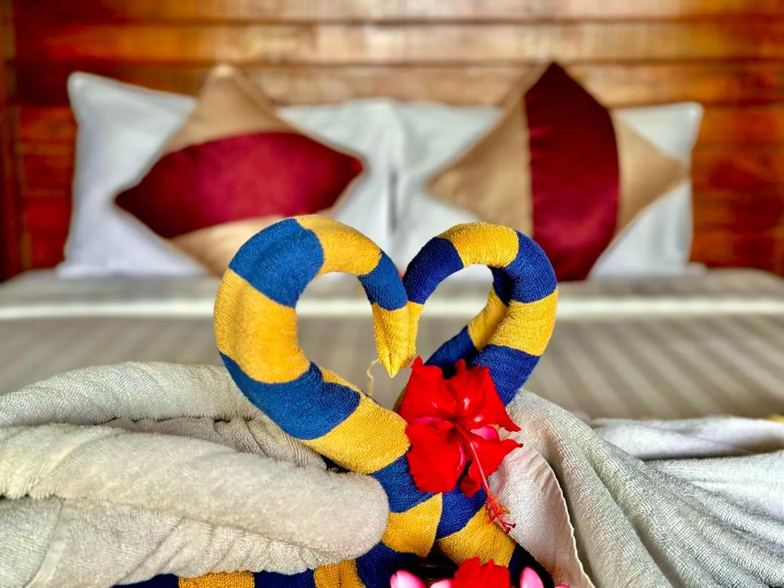 Bed in D mas huts lembongan