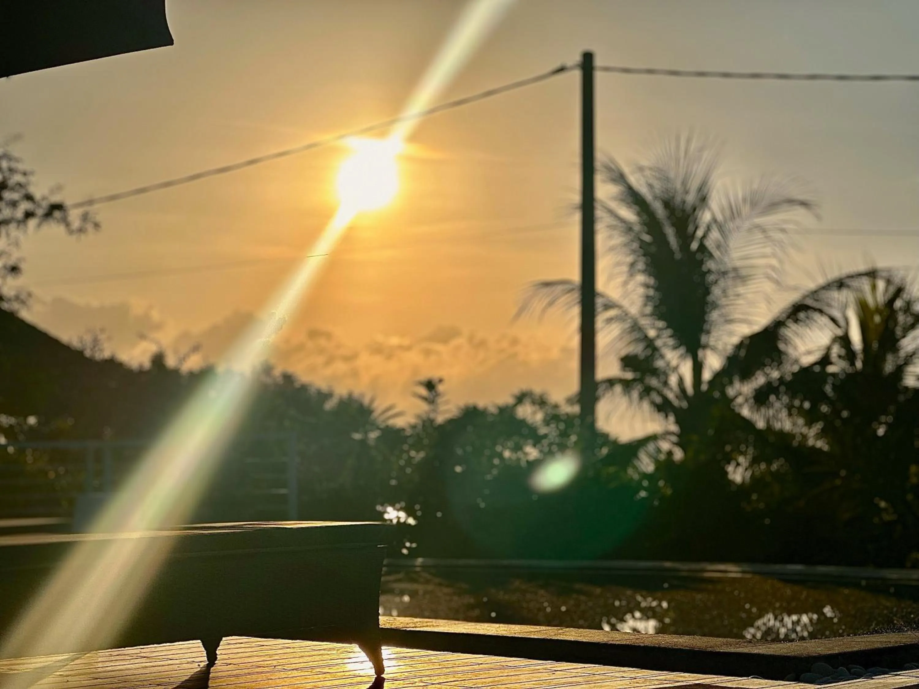 Swimming pool in D mas huts lembongan