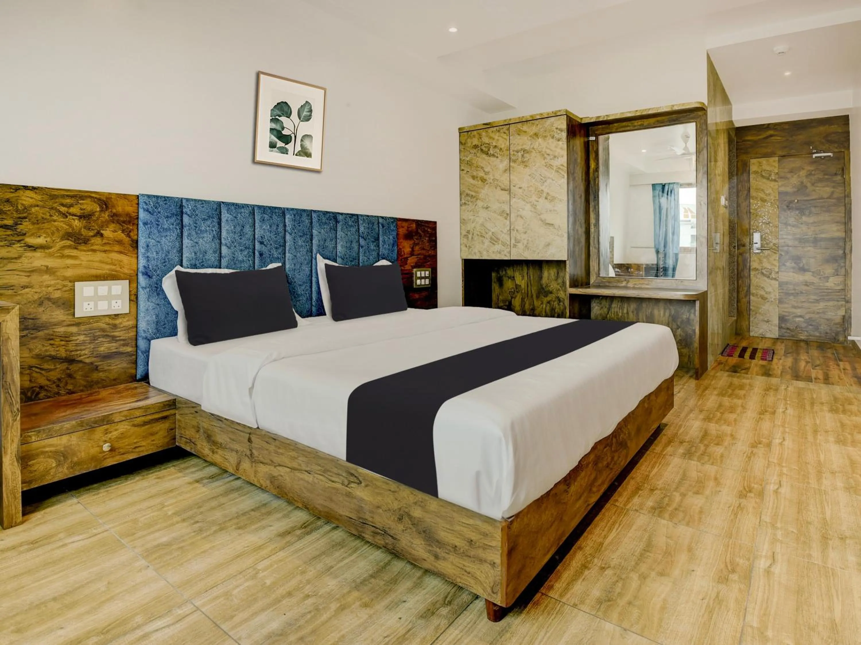 Bedroom, Bed in Super Townhouse Madgaon