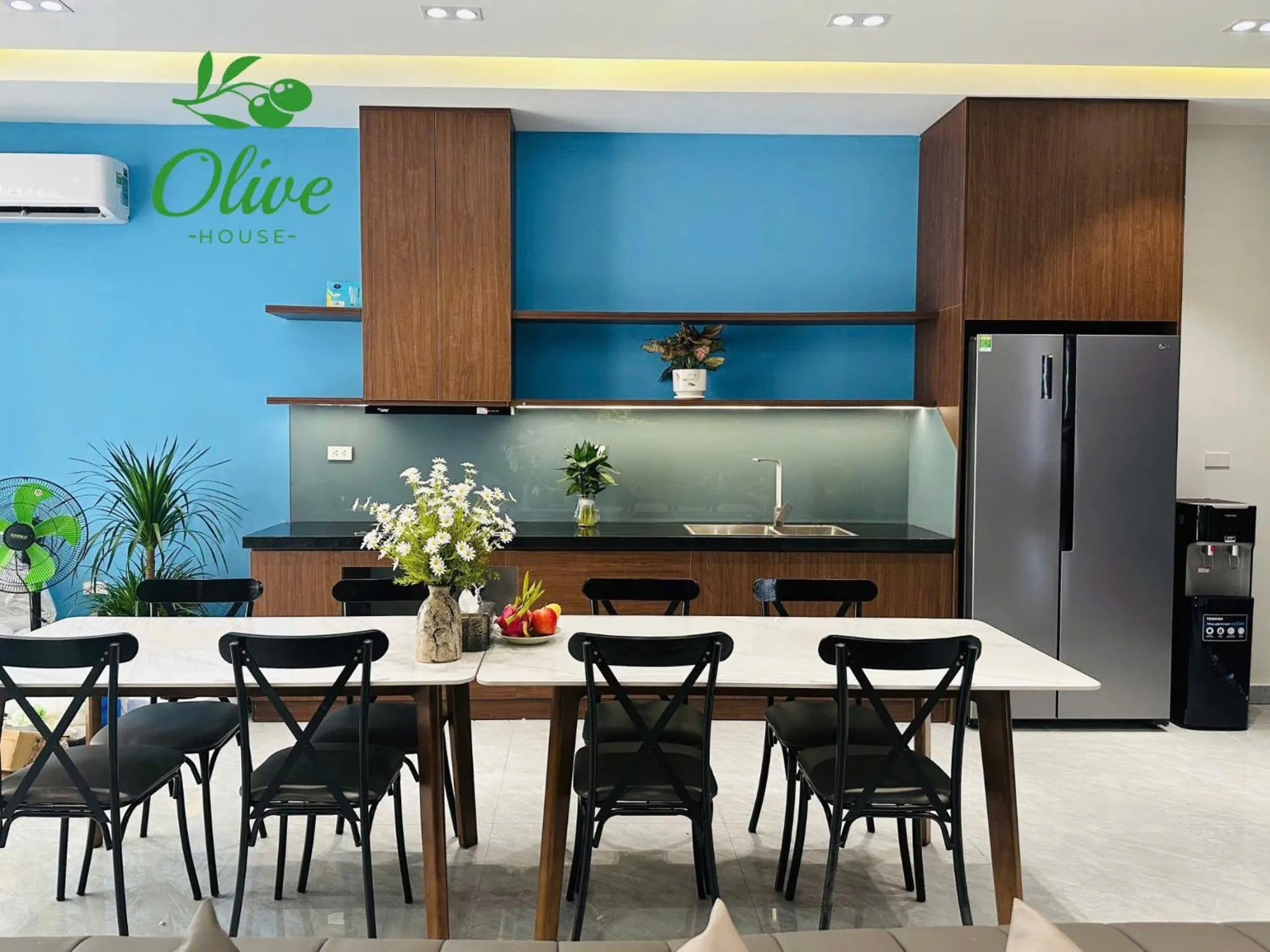 Kitchen or kitchenette in Flamingos Hải Tiến