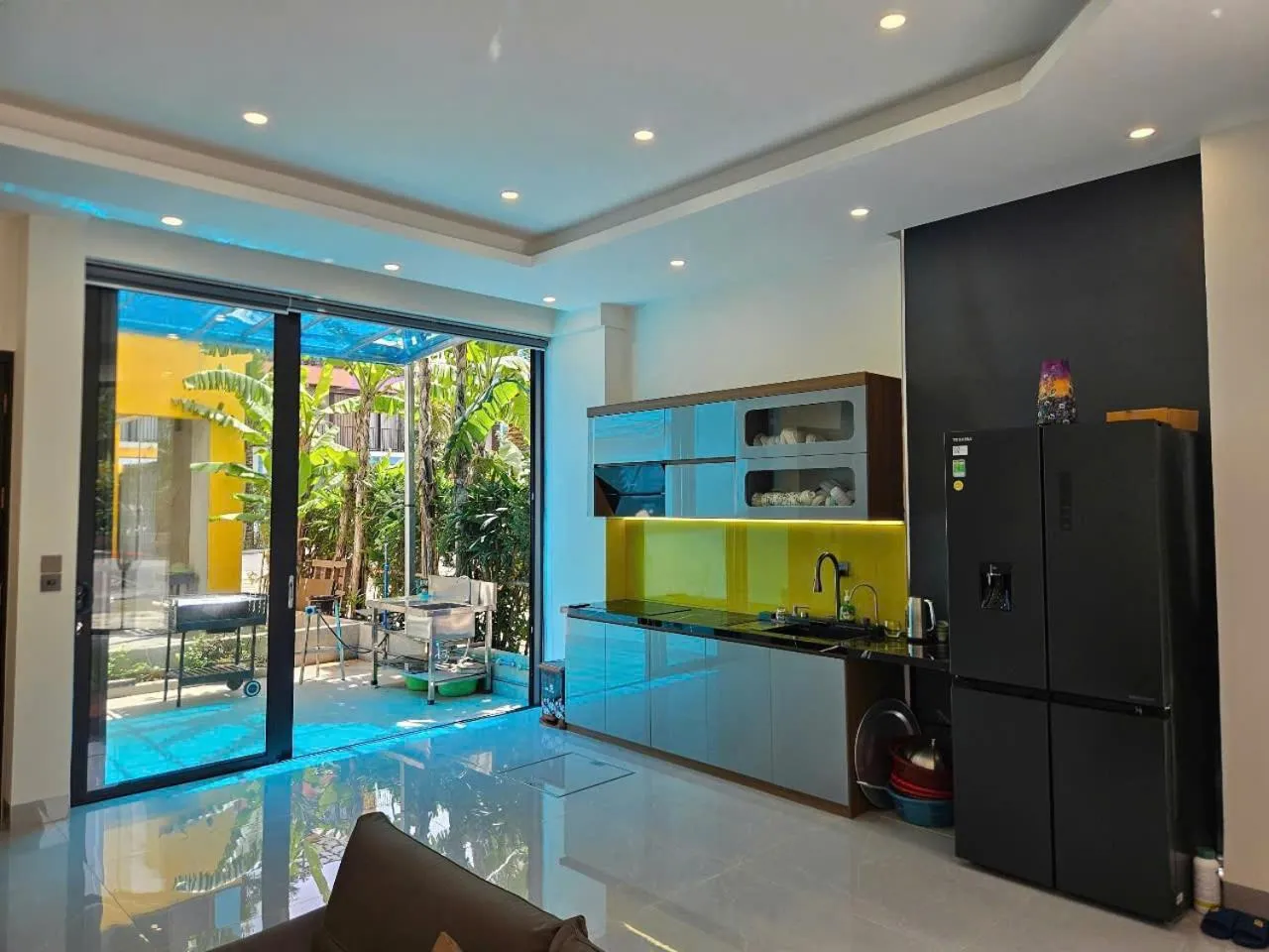 Kitchen or kitchenette in Flamingos Hải Tiến