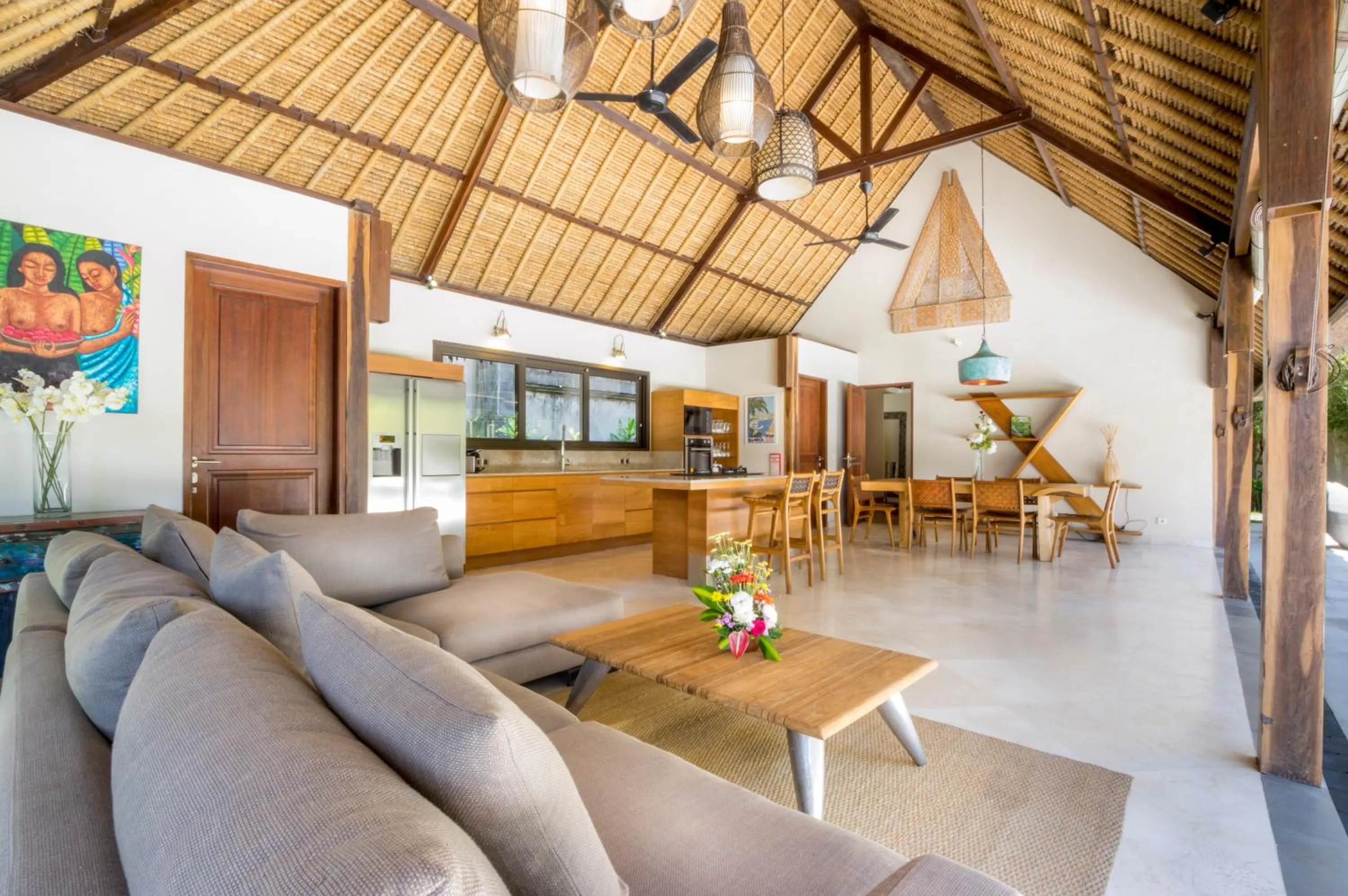 Communal lounge/ TV room in Akilea Luxury Villas