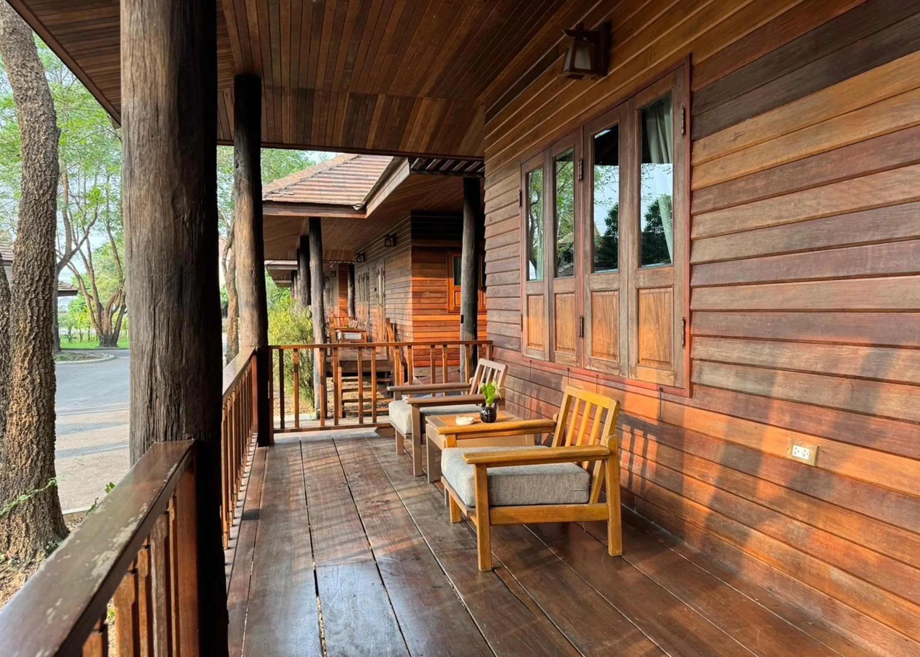 Balcony/Terrace in Karina Resort Chiang Mai
