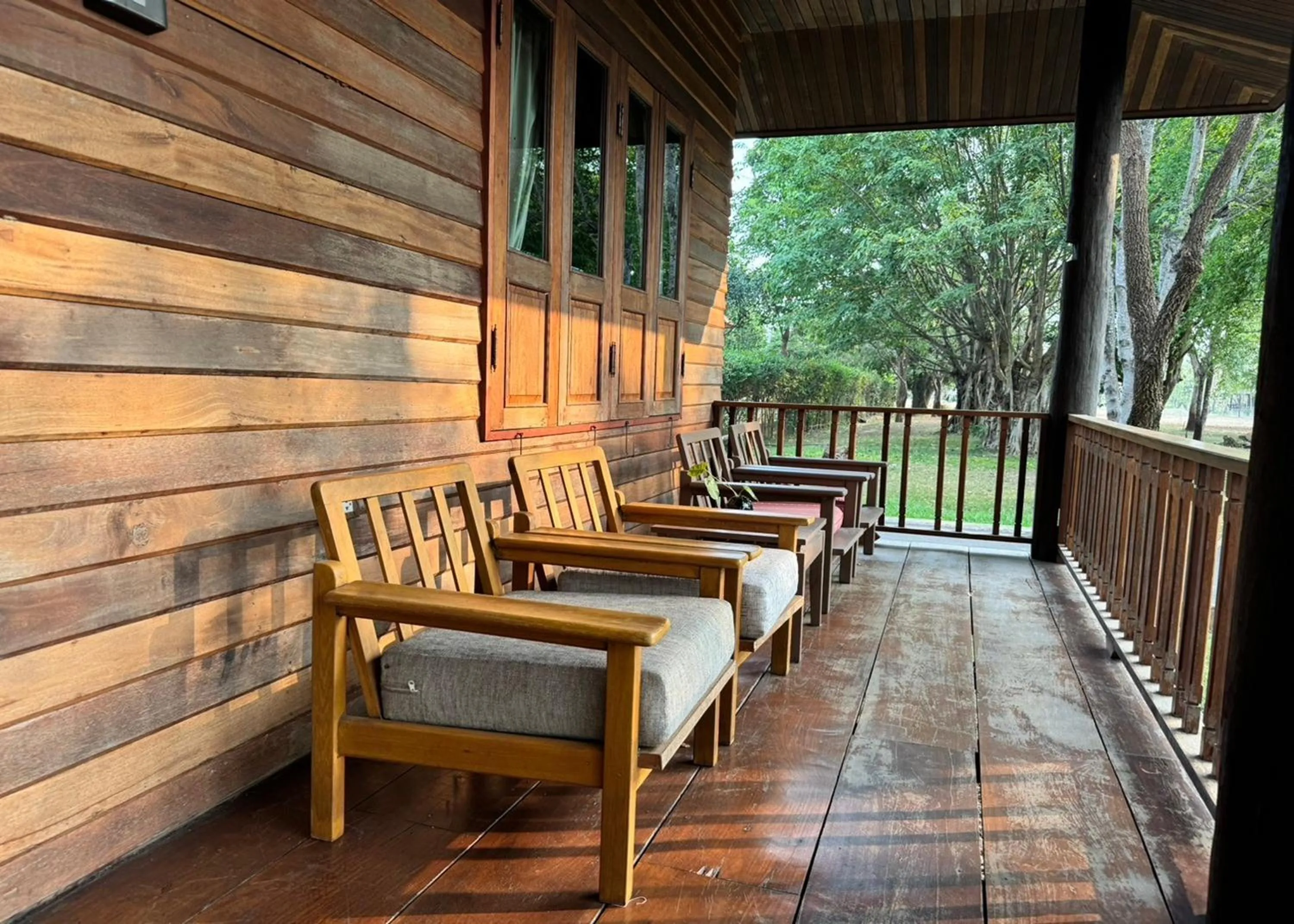 Balcony/Terrace in Karina Resort Chiang Mai
