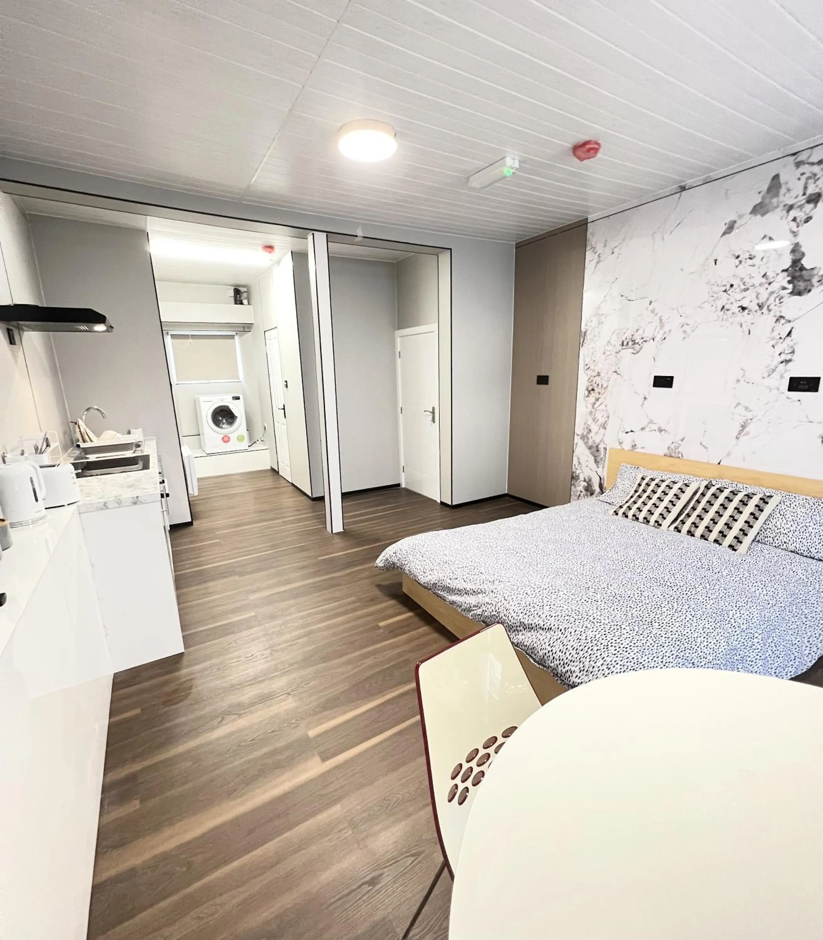 Bed in OYO Welsh Holiday Accommodation - Modern Stay